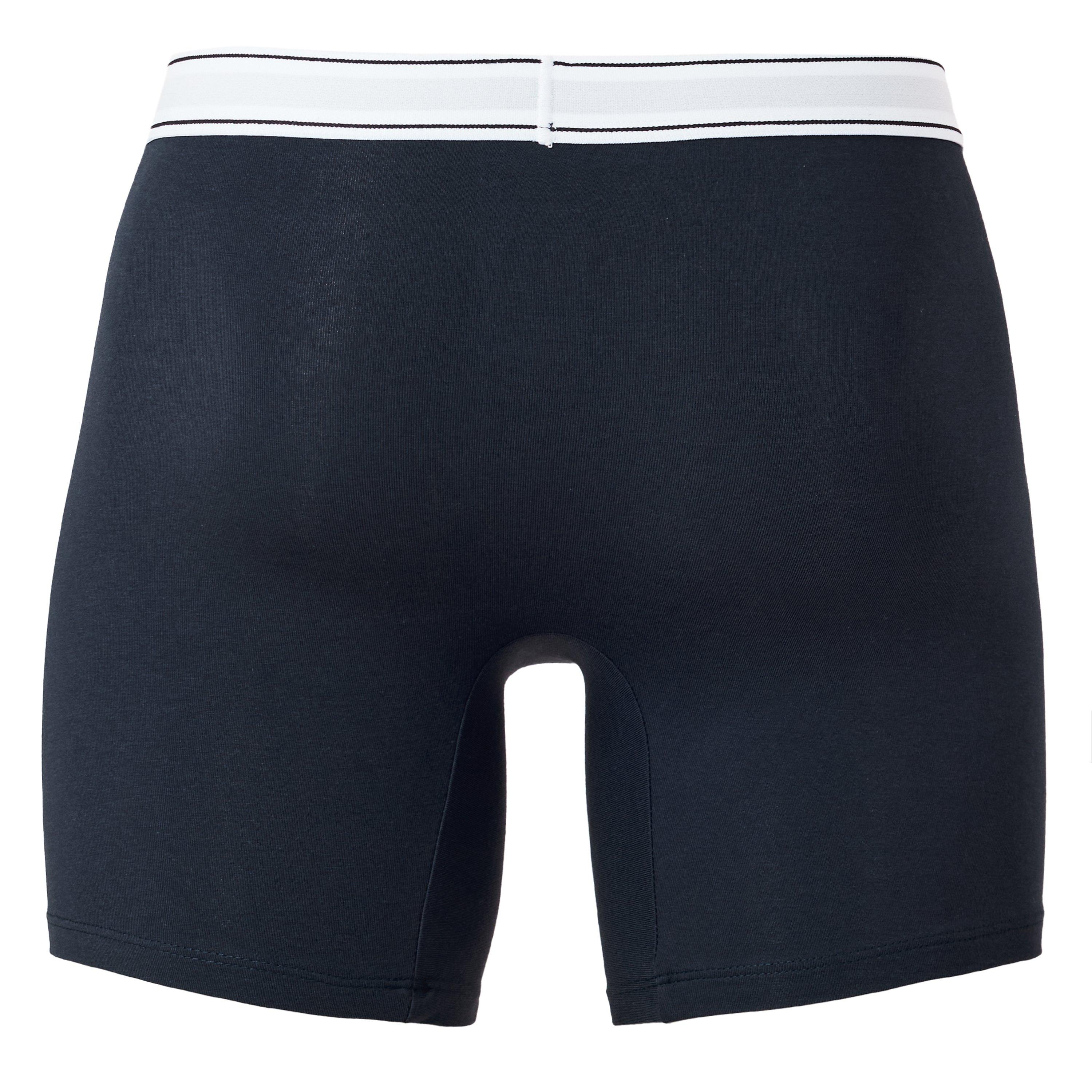 Black/Ink/White - Belstaff - Men's Cotton Mid-Rise 3 Pack Boxers - 2
