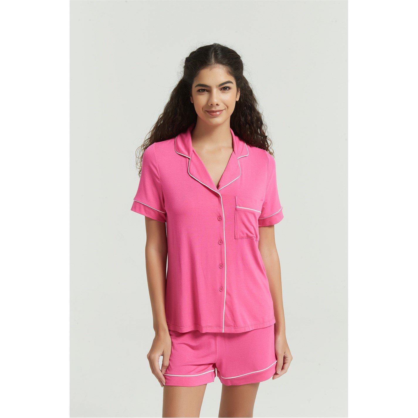 Pink - Be You - Women's Modal Short-Sleeve Pyjama Sets - 1