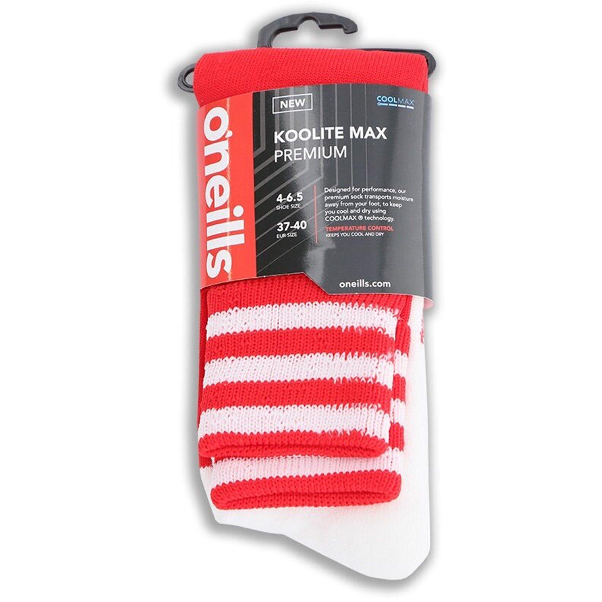 Red/White - ONeills - Koolite Max Premium Socks - 3