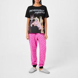 Character Ladies Disney Villans Short Sleeve Pj Set