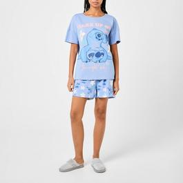 Character  Ladies Disney Lilo and Stitch PJ Set