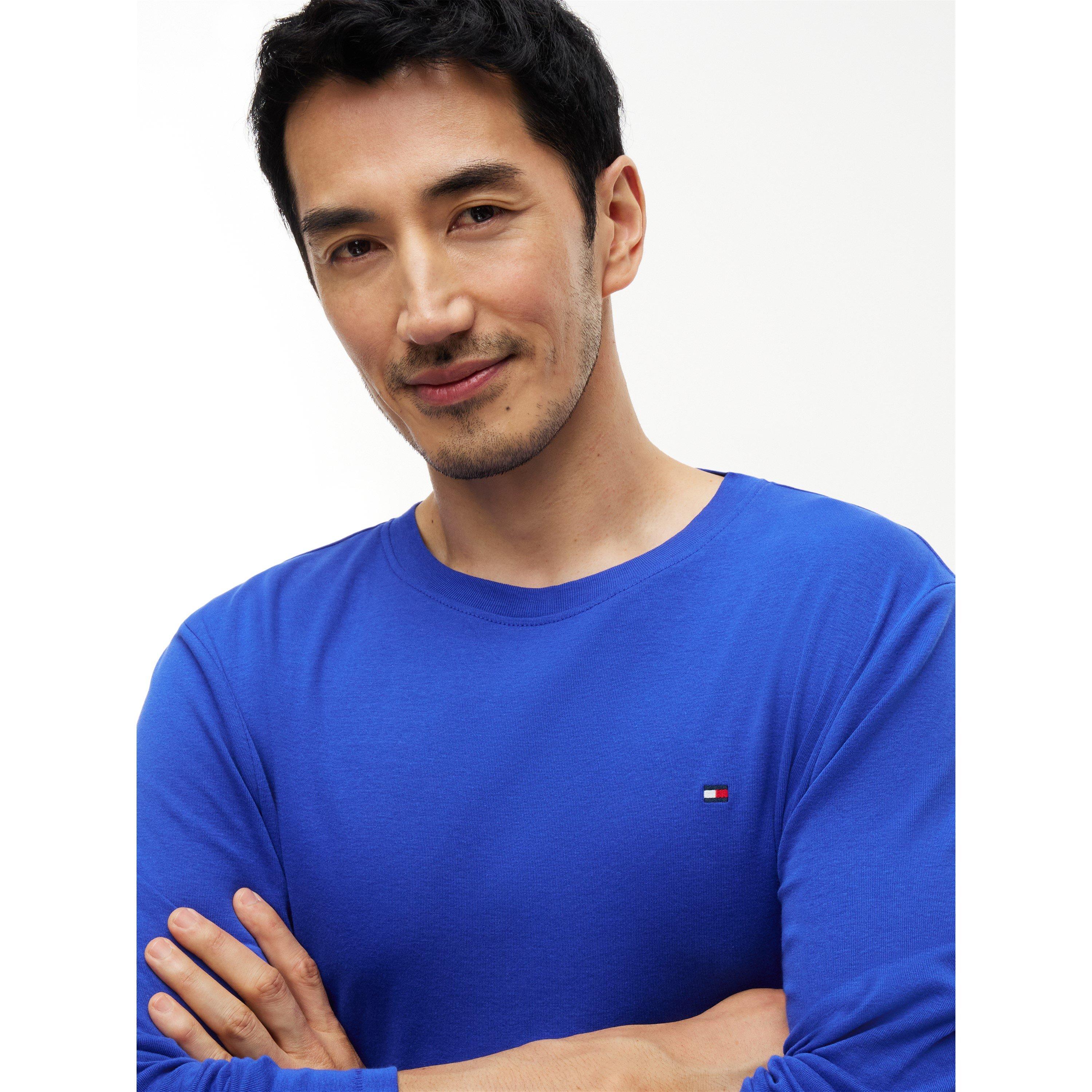 Blue/Flag AOP - Tommy Hilfiger - THB LS Woven Set Sn64 - 3