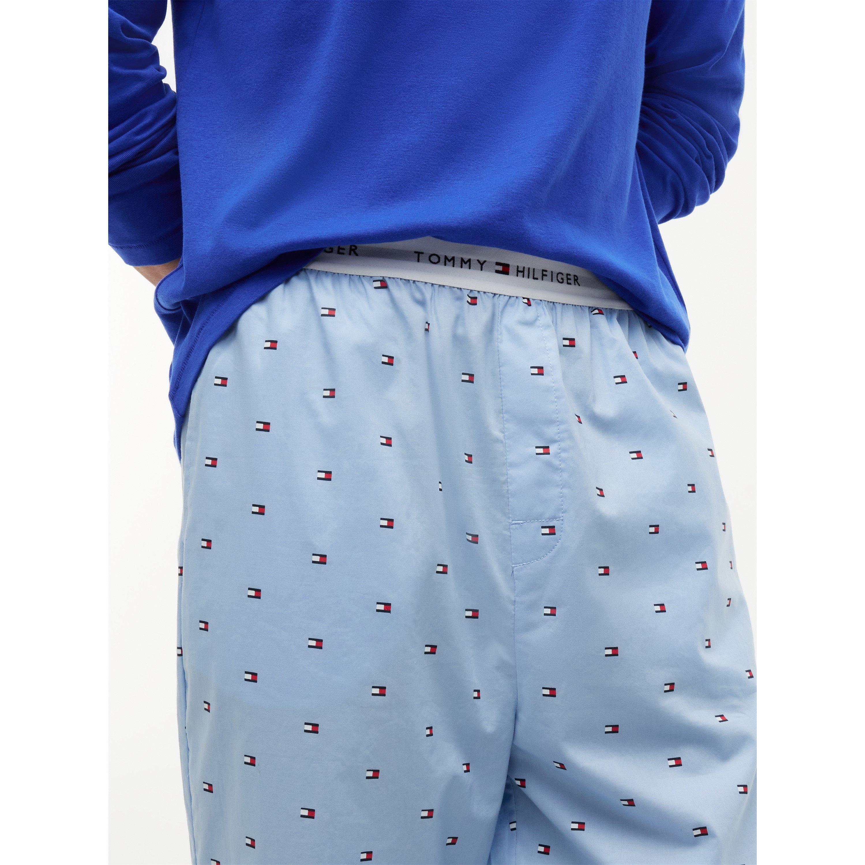 Blue/Flag AOP - Tommy Hilfiger - THB LS Woven Set Sn64 - 4