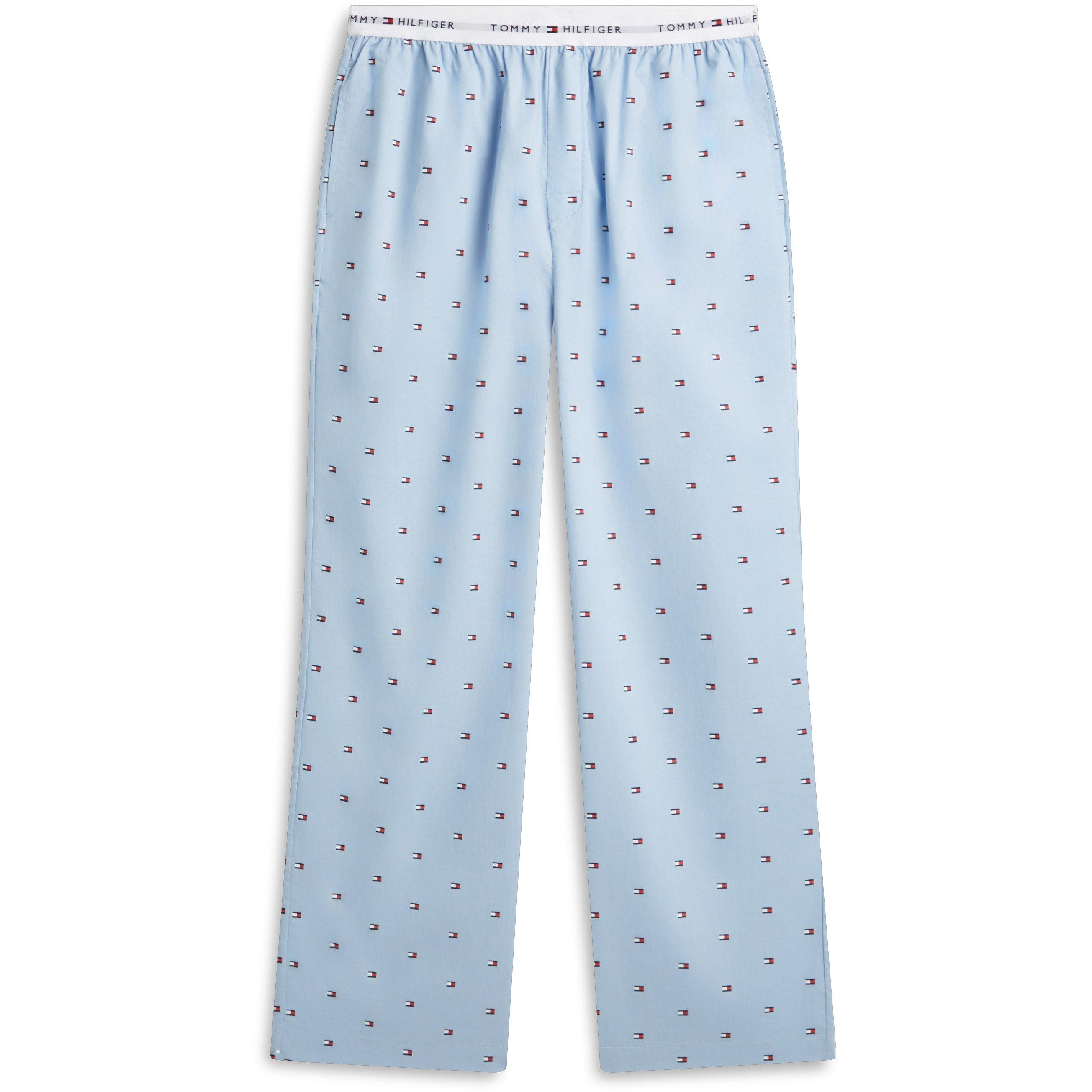 Blue/Flag AOP - Tommy Hilfiger - THB LS Woven Set Sn64 - 7