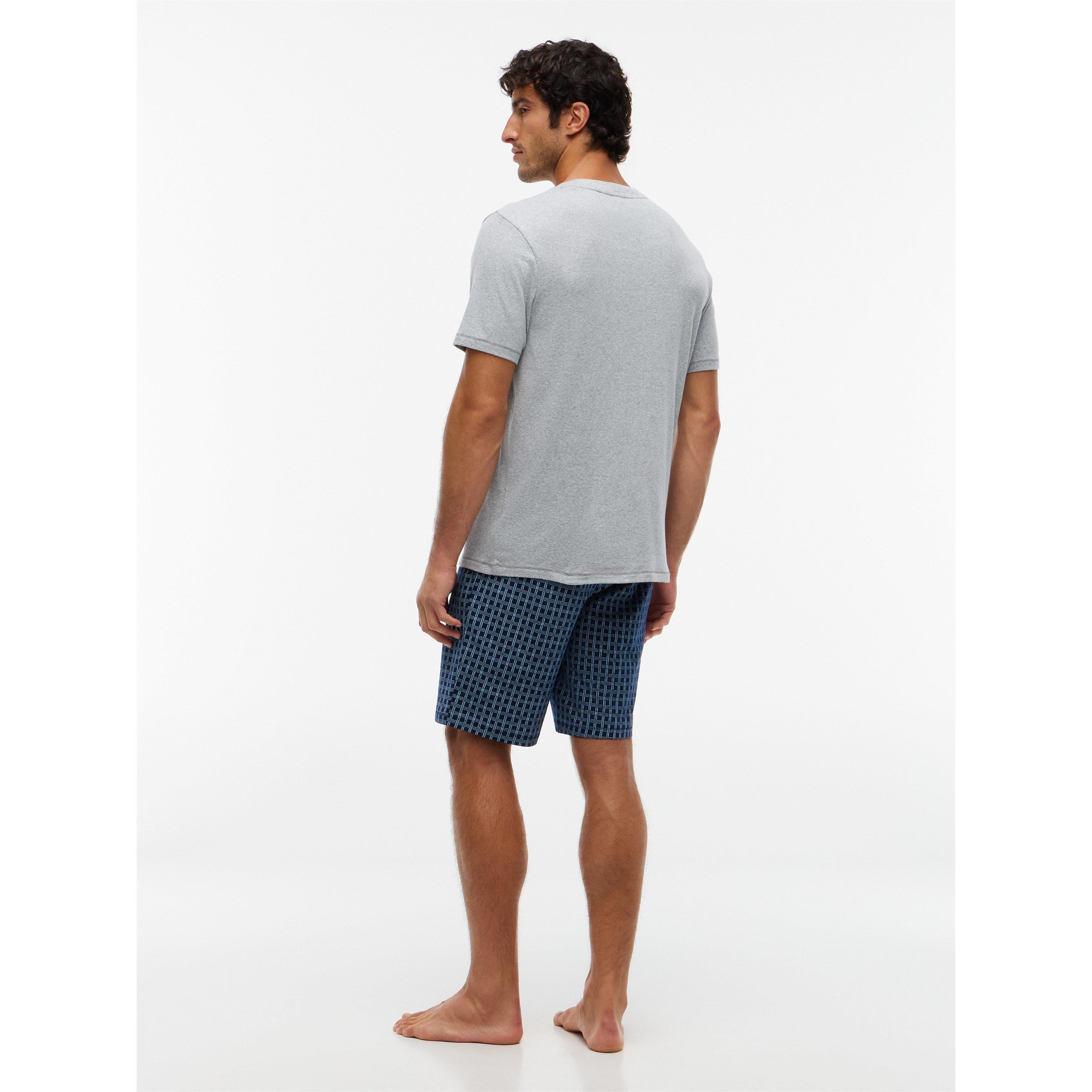 White/FlagGrid - Tommy Hilfiger - THB SS Jersey PJ Set Sn64 - 5