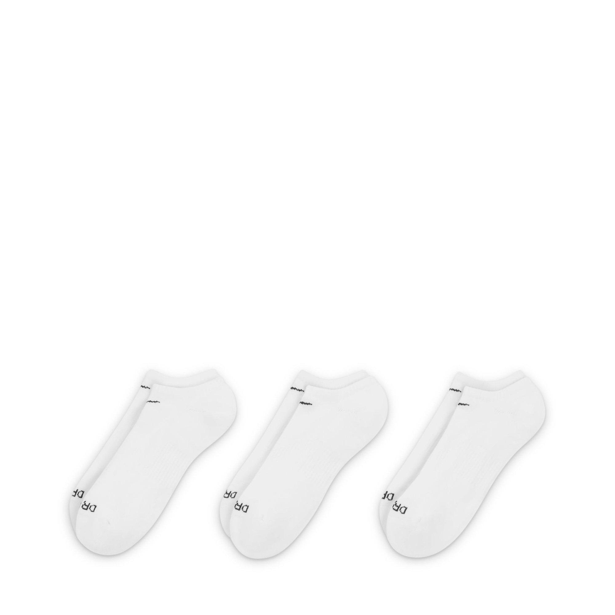 White/Black - Nike - Everyday Plus Cushion Training No-Show Socks - 4
