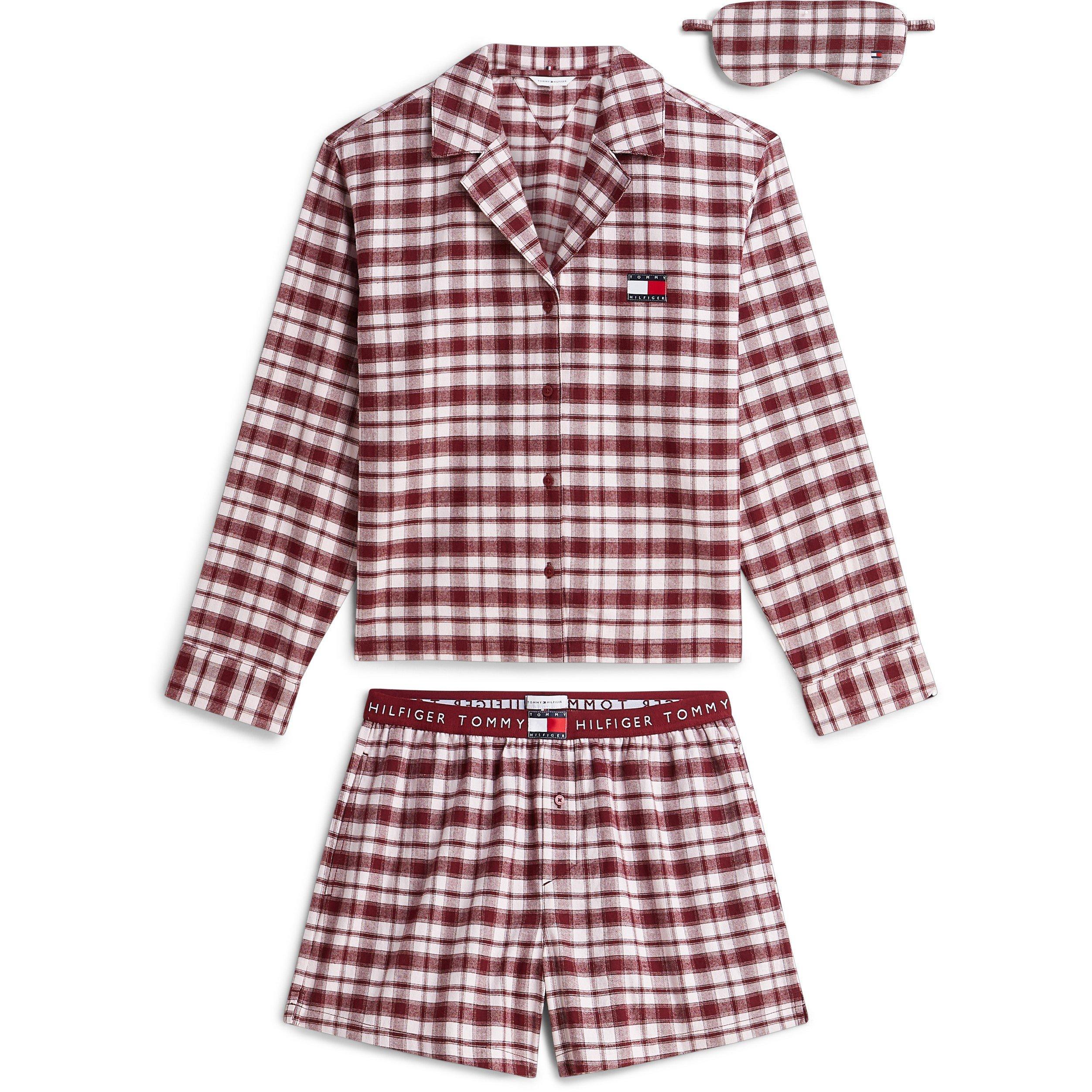 Light Pnk Plaid - Tommy Hilfiger - THB Sh PJ set Ld71 - 1