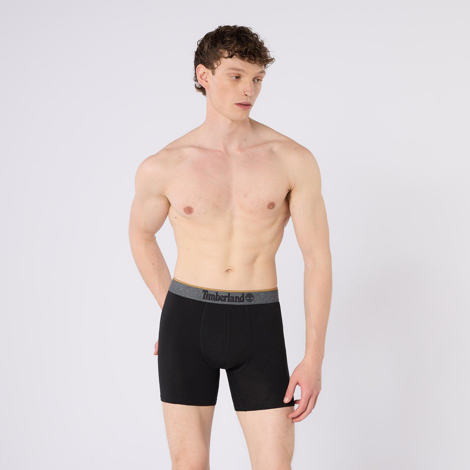 3pk Black - Timberland - Timberland Mens 3 Pack Trunks - 6