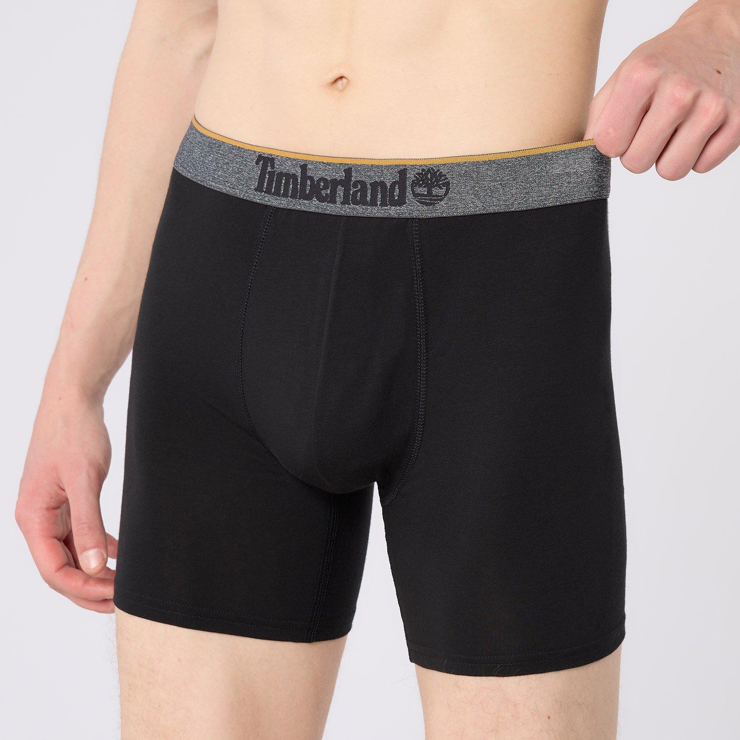3pk Black - Timberland - Timberland Mens 3 Pack Trunks - 7