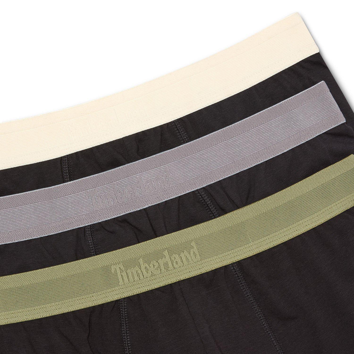 3pk Black - Timberland - Timberland Mens 3 Pack Trunks - 8