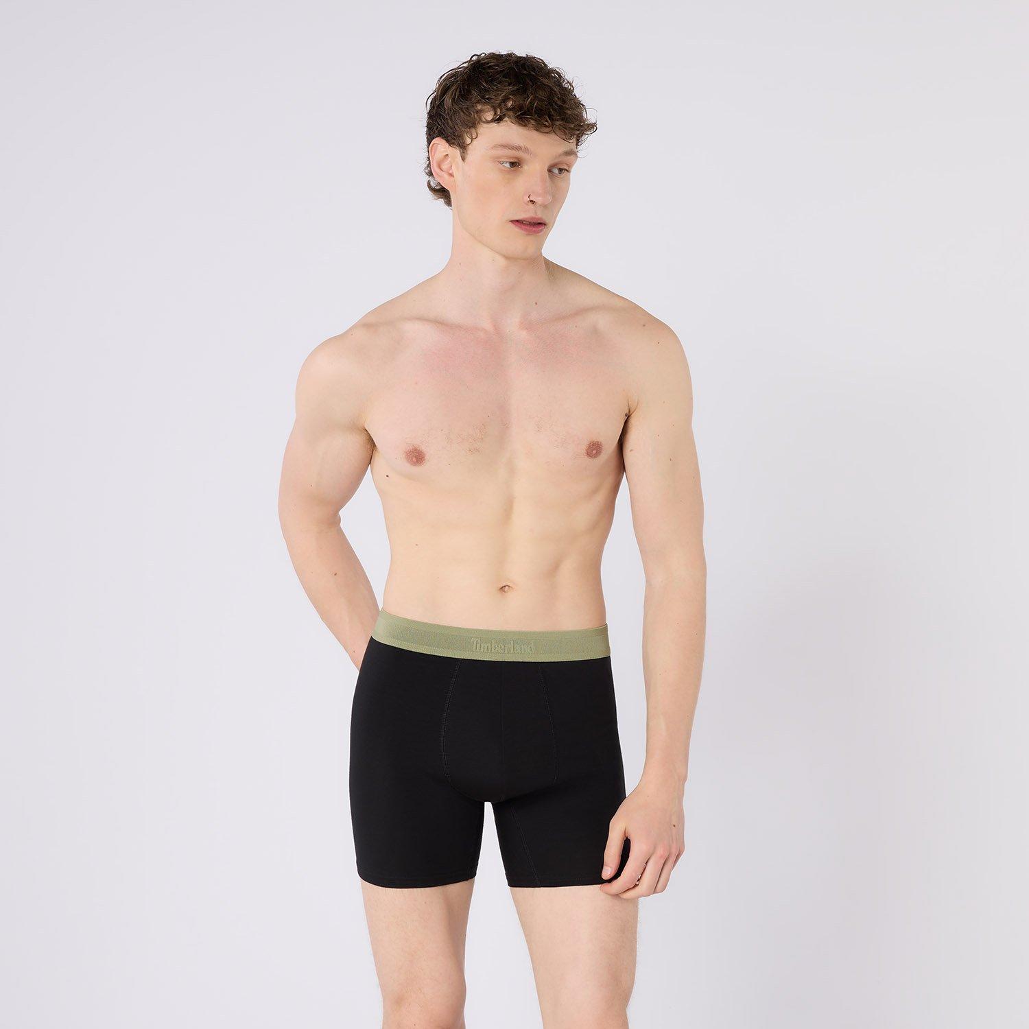 3pk Black - Timberland - Timberland Mens 3 Pack Trunks - 10