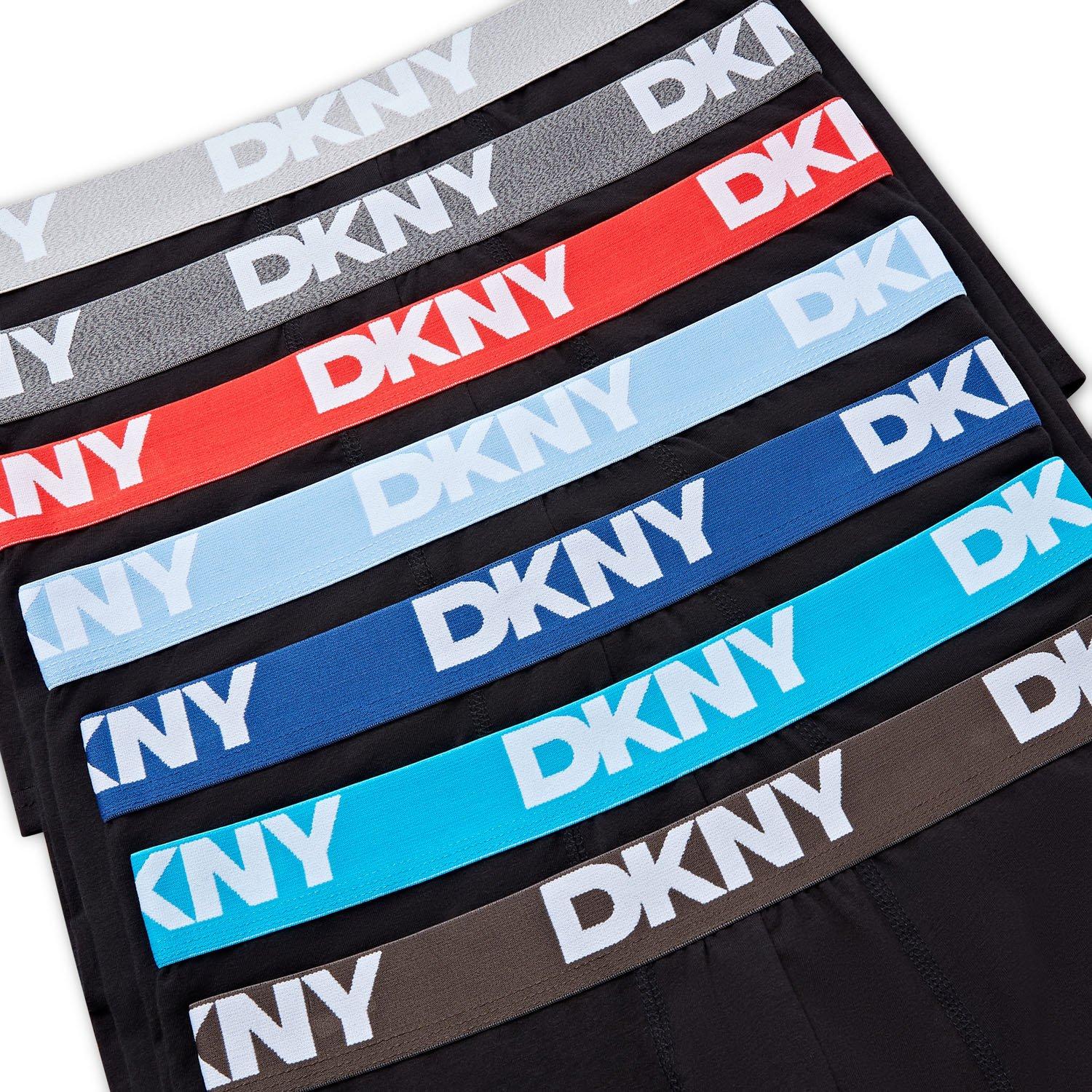 Blck/Blu/Rd/Gry - DKNY - DKNY Mens 7 pack Trunks Seattle - 9