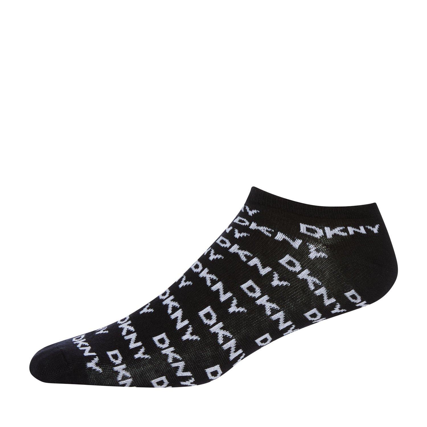 Black/White/Gry - DKNY - DKNY Womens 3 pack Trainer Liner Grace - 2