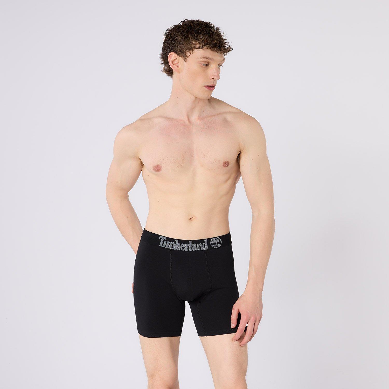 Oliv/Char/Black - Timberland - Timberland Mens 3 Pack Trunks - 9