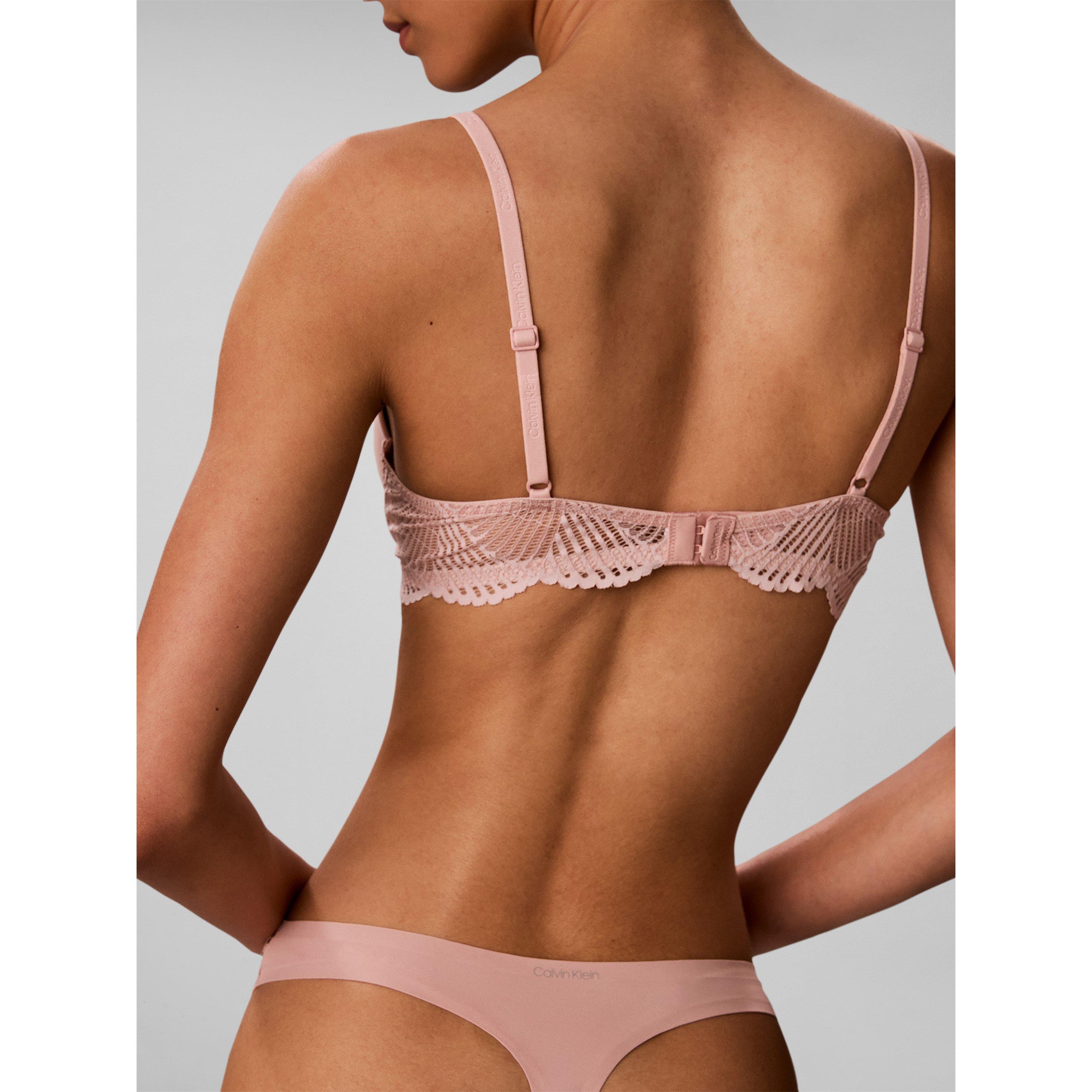 Subdued - Calvin Klein - Women's Perf Fit Lace T Thong Brief - 4