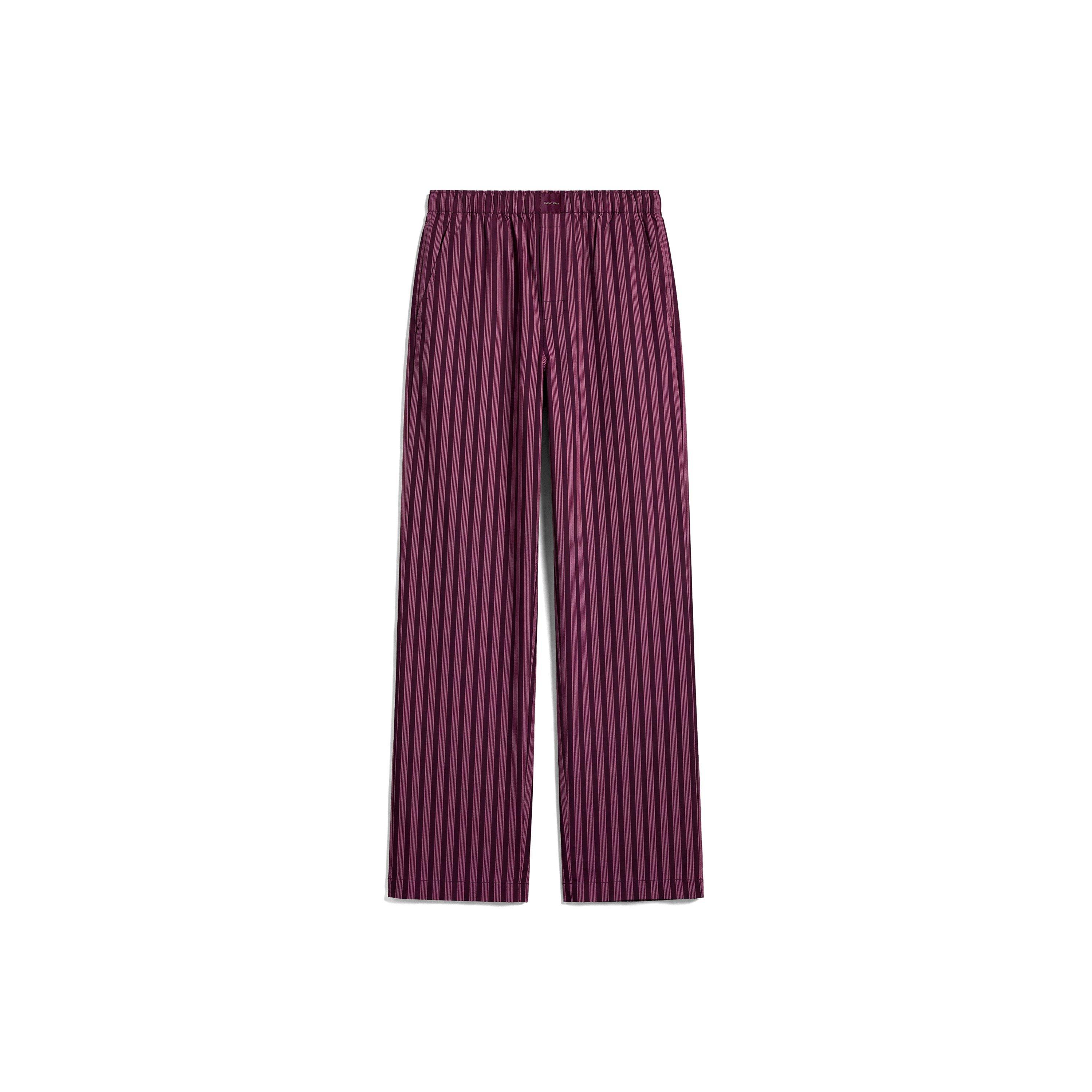 Bespoke Stripe - Calvin Klein - Women's Cotton Poplin Pyjama Trousers - 1
