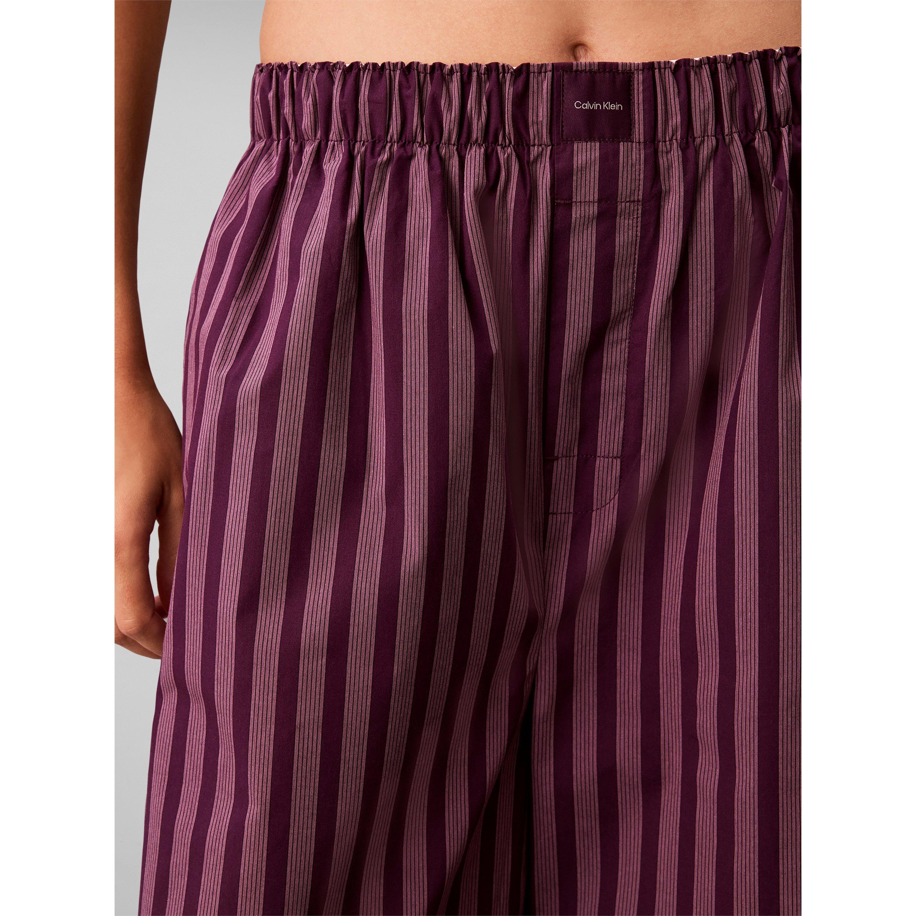 Bespoke Stripe - Calvin Klein - Women's Cotton Poplin Pyjama Trousers - 4
