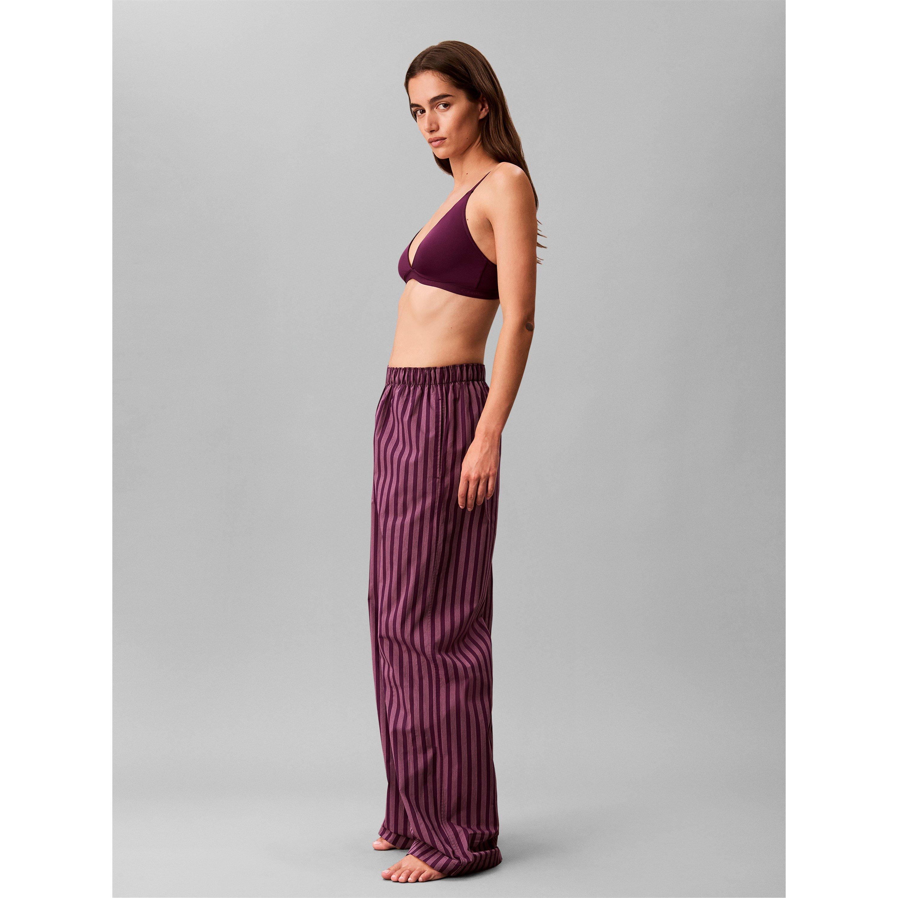 Bespoke Stripe - Calvin Klein - Women's Cotton Poplin Pyjama Trousers - 5
