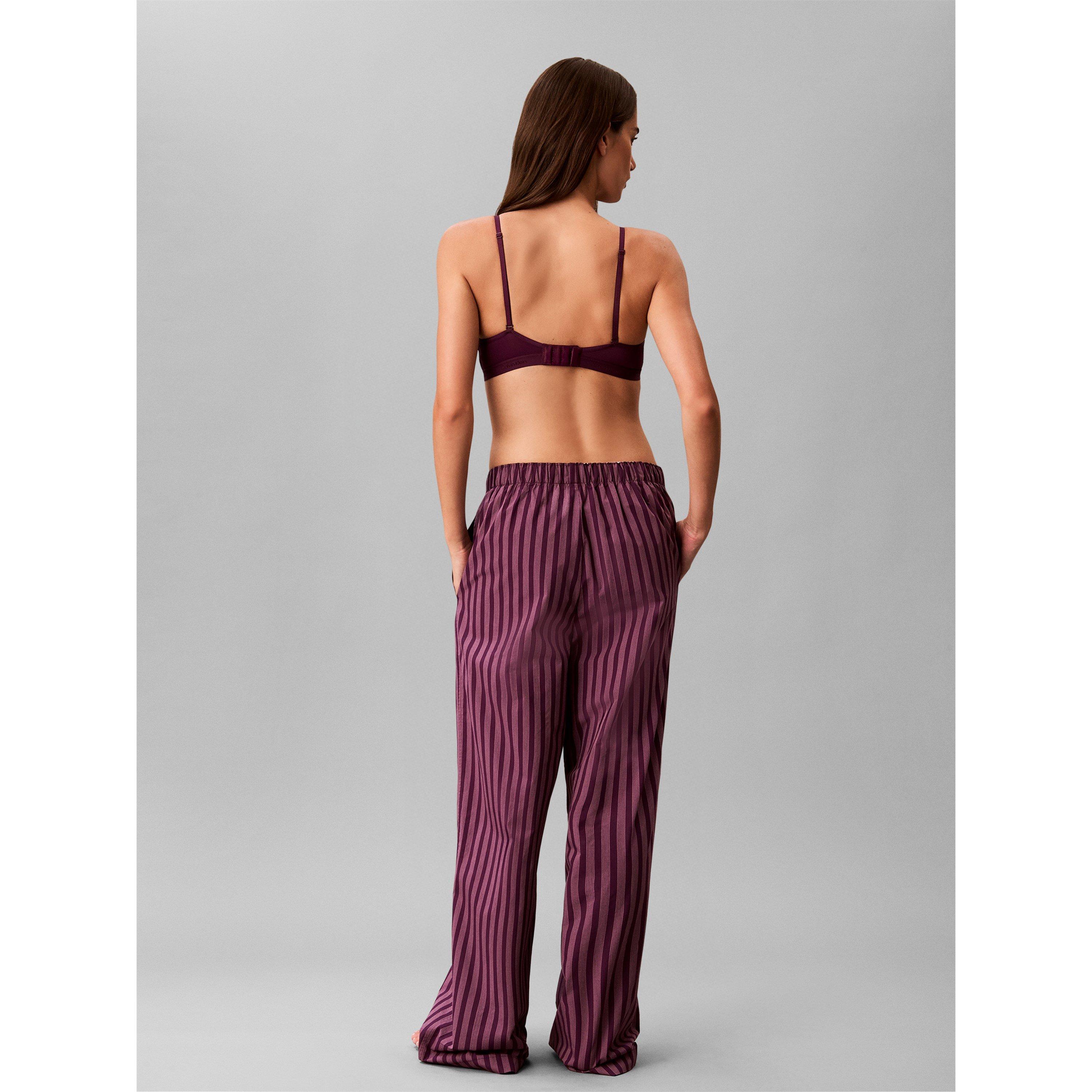 Bespoke Stripe - Calvin Klein - Women's Cotton Poplin Pyjama Trousers - 6