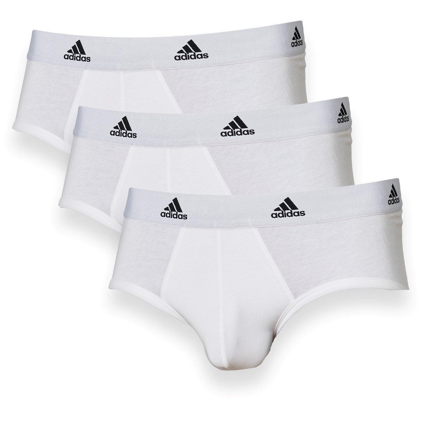  White - adidas - 3-Pack Active Flex Cotton Brief - 1