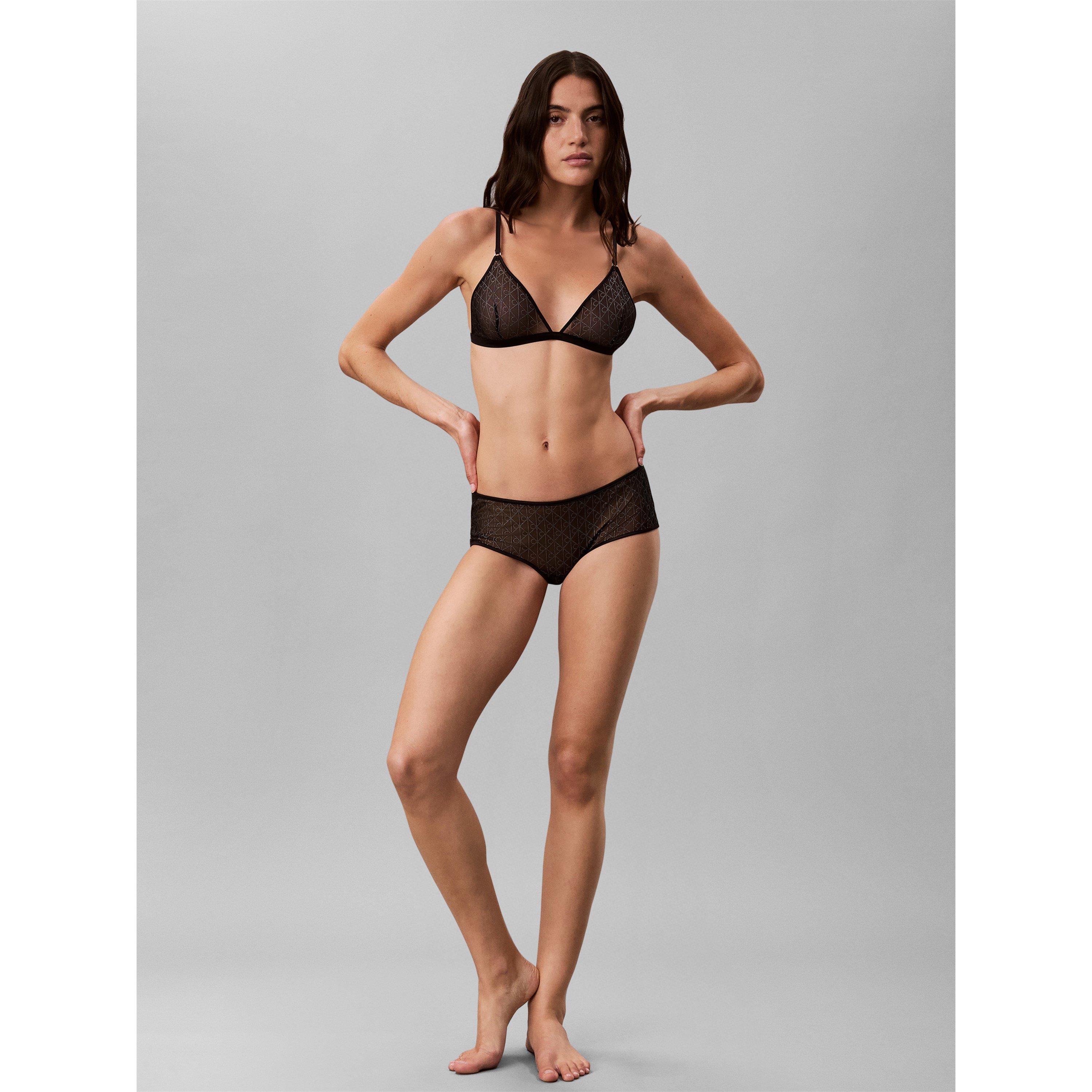 Nero - Calvin Klein - Calvin Emb Flc Mesh Ld71 - 3