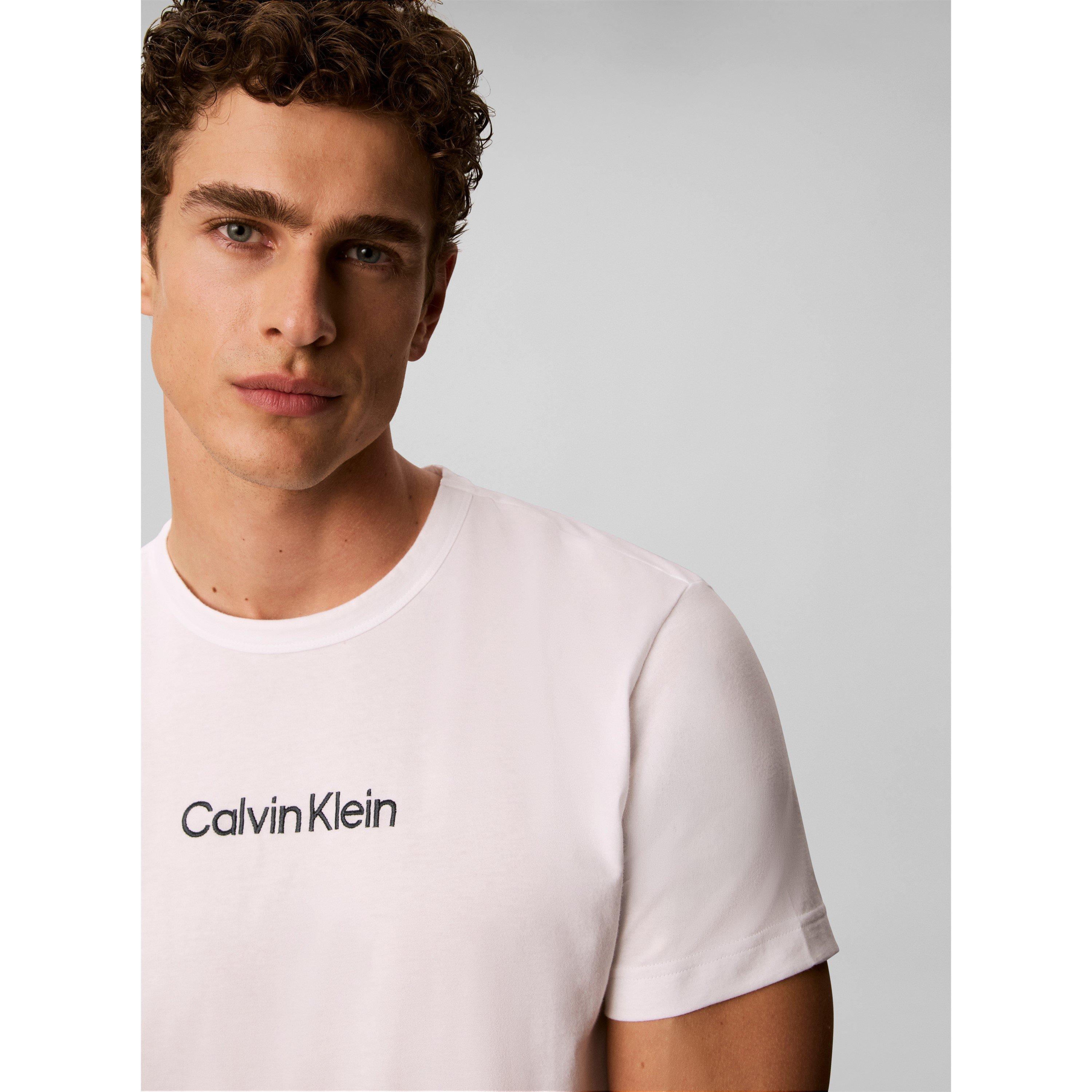 White/Blue - Calvin Klein - Calvin TeeShortPJSet Sn64 - 3