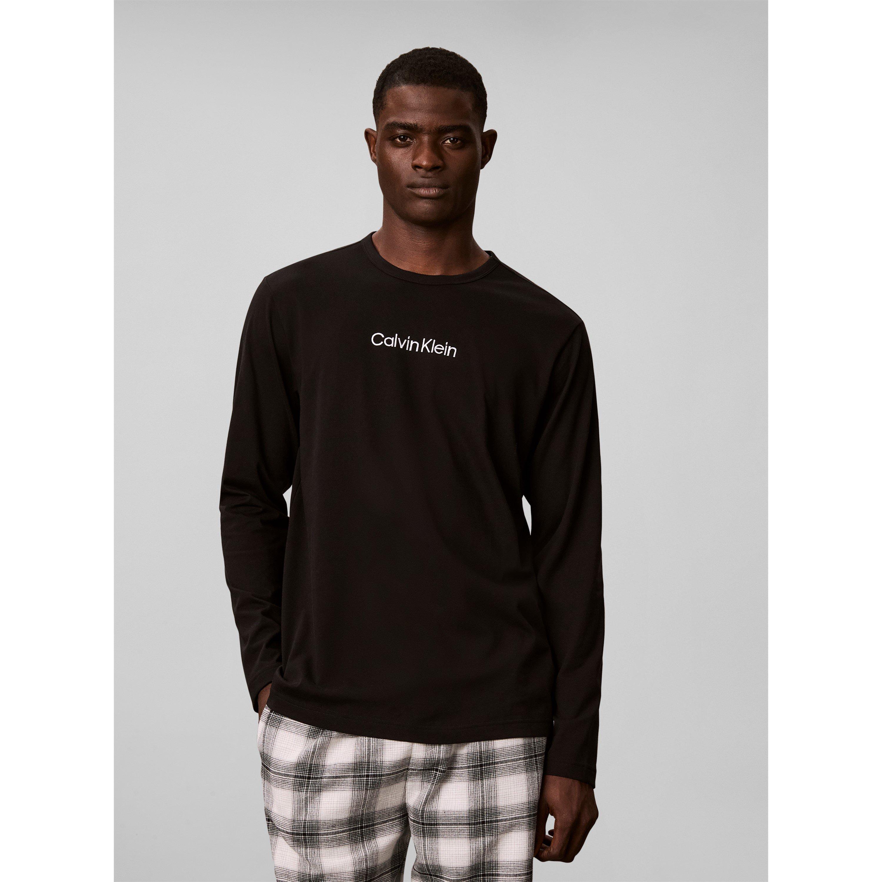 Black/Plaid - Calvin Klein - Calvin Flannel PJSet Sn64 - 4