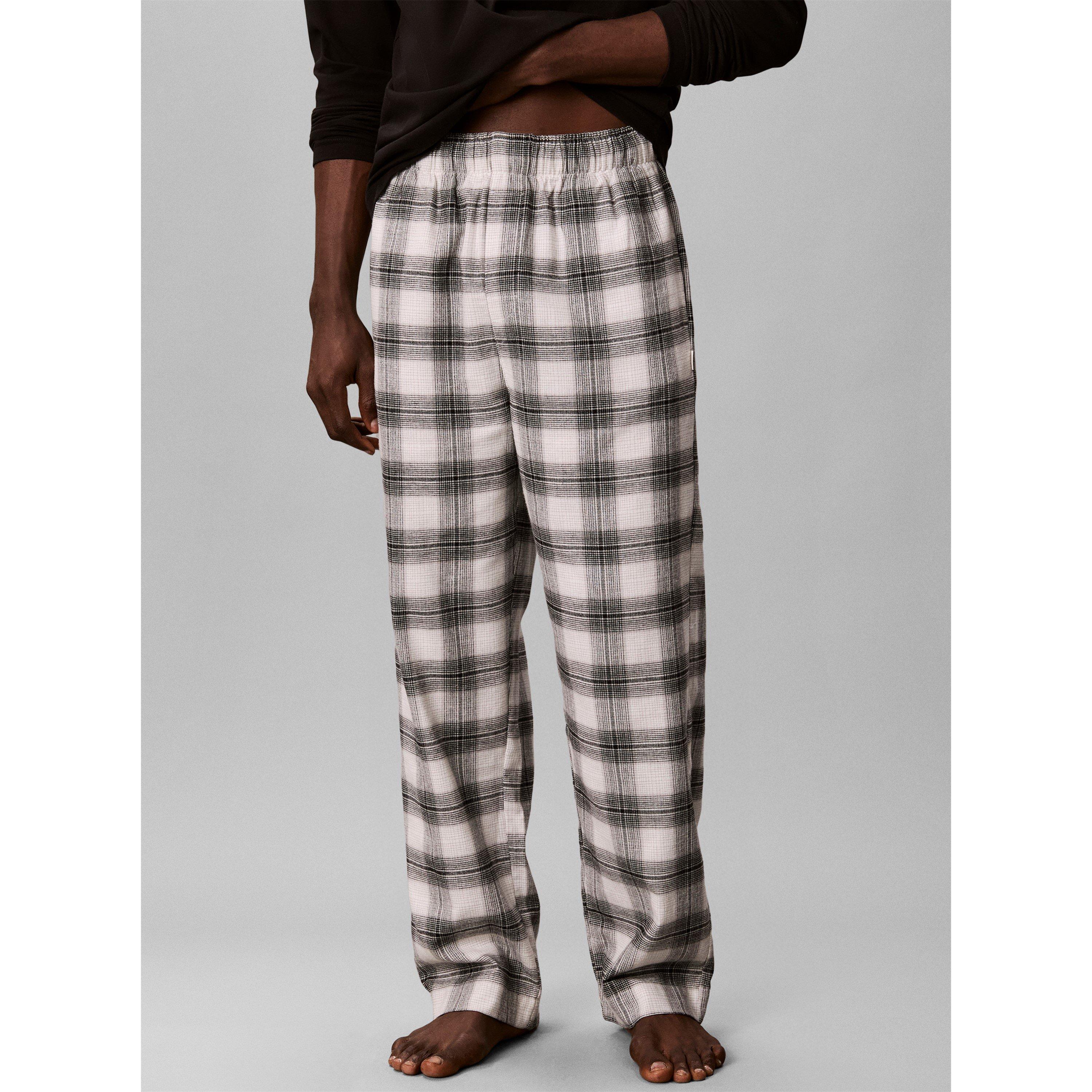 Black/Plaid - Calvin Klein - Calvin Flannel PJSet Sn64 - 5