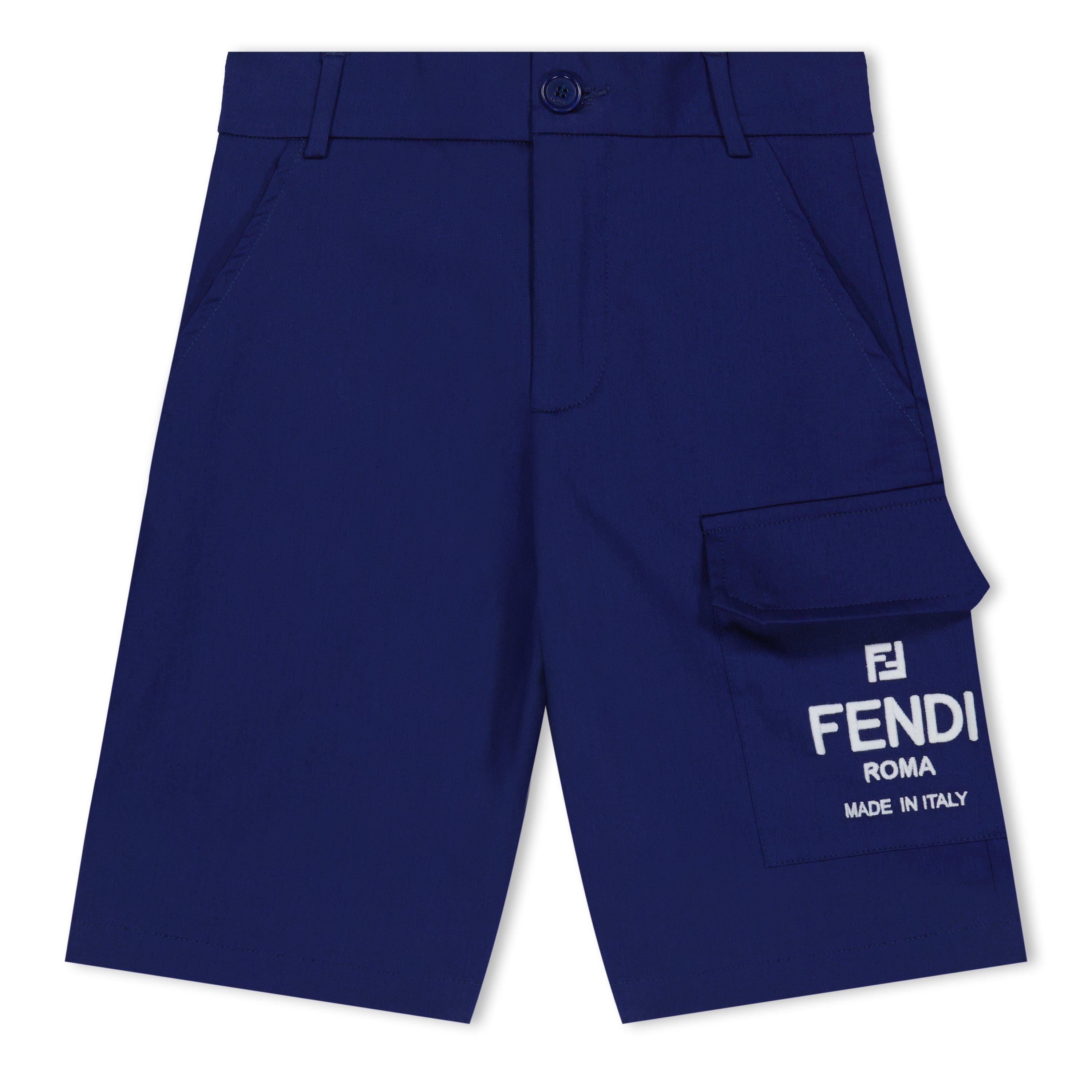 Multi F1I11 - Fendi - Logo Shorts Juniors - 1