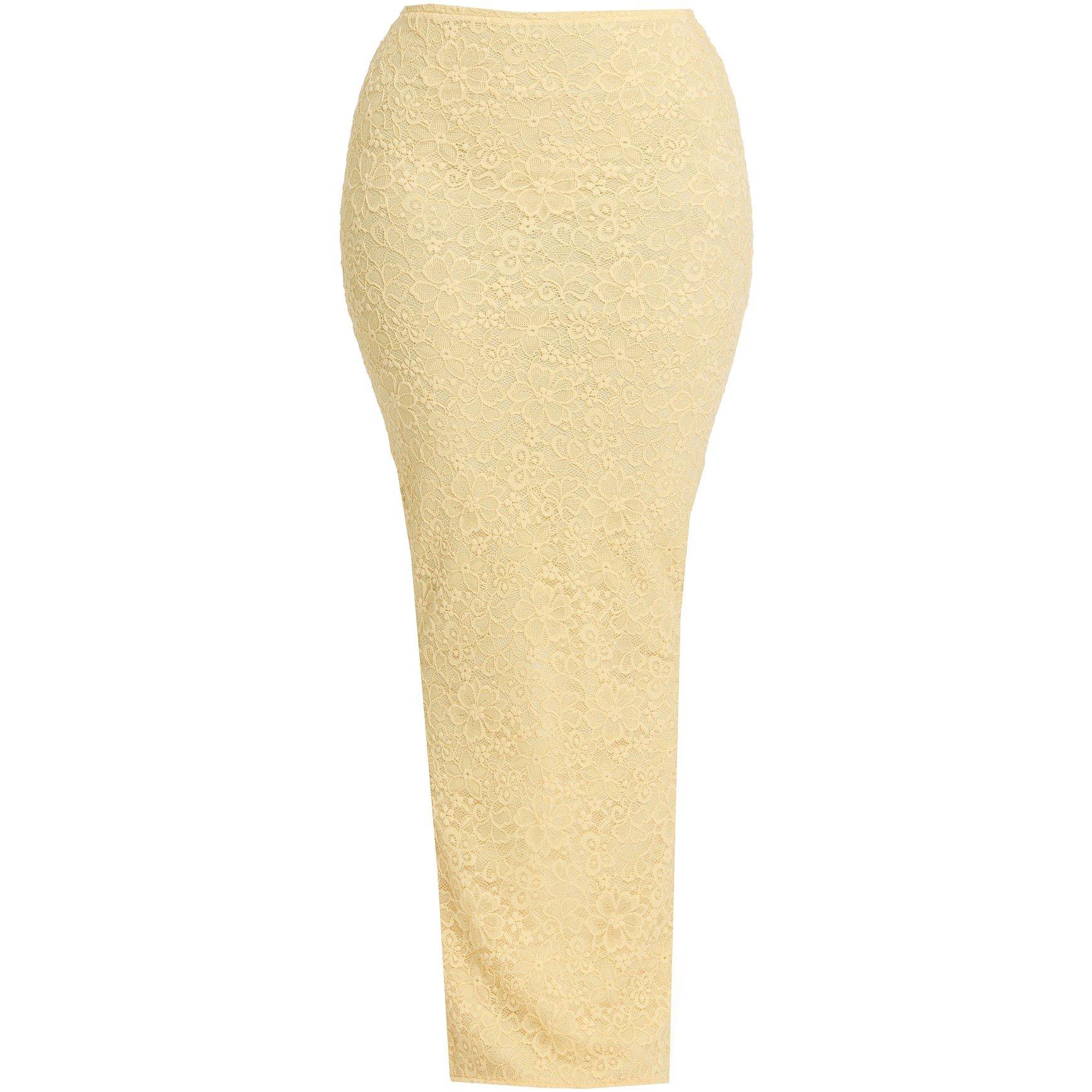 Lemon - Mars The Label - Women's Cinched Lace Clothing Set - 6