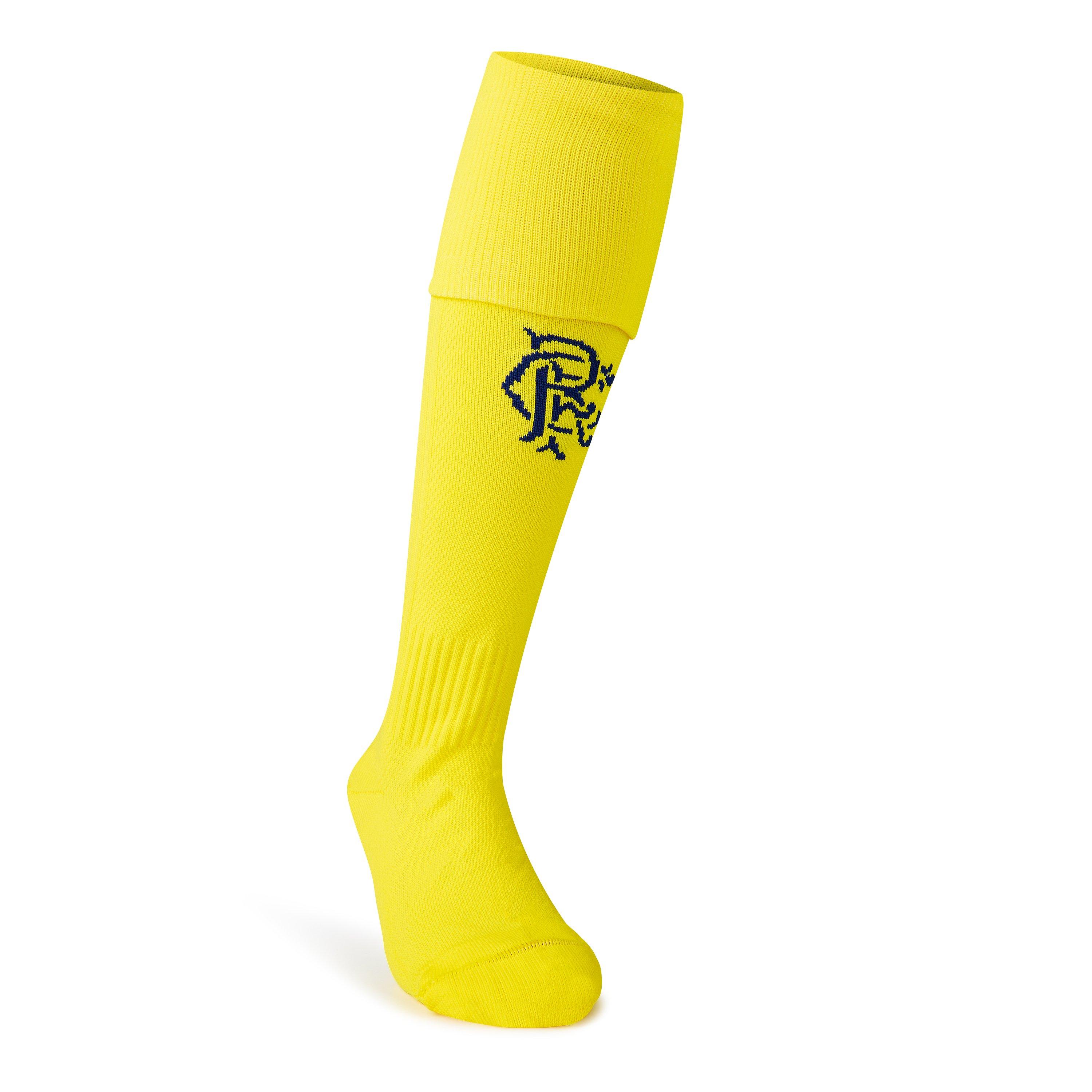 Yellow - Castore - Kids' Rangers Third Kit Replica Socks - 2