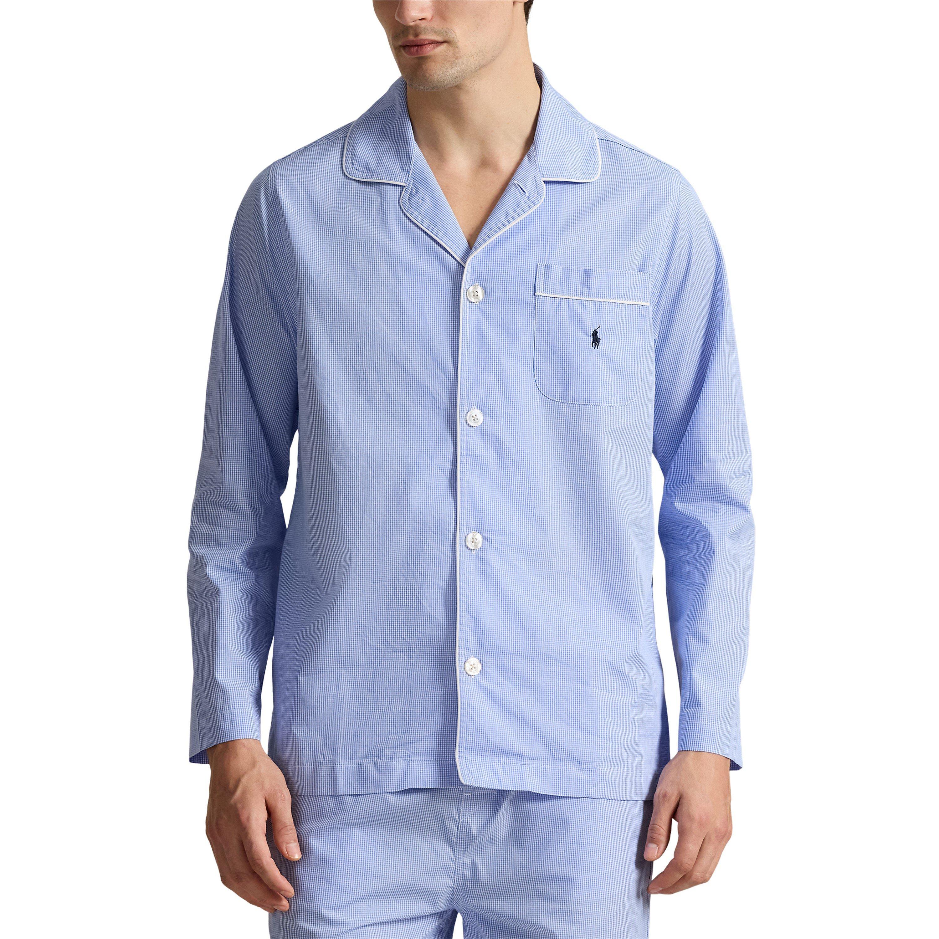 BlueGingham - Polo Ralph Lauren - Long Sleeve Woven Pyjama Set - 3