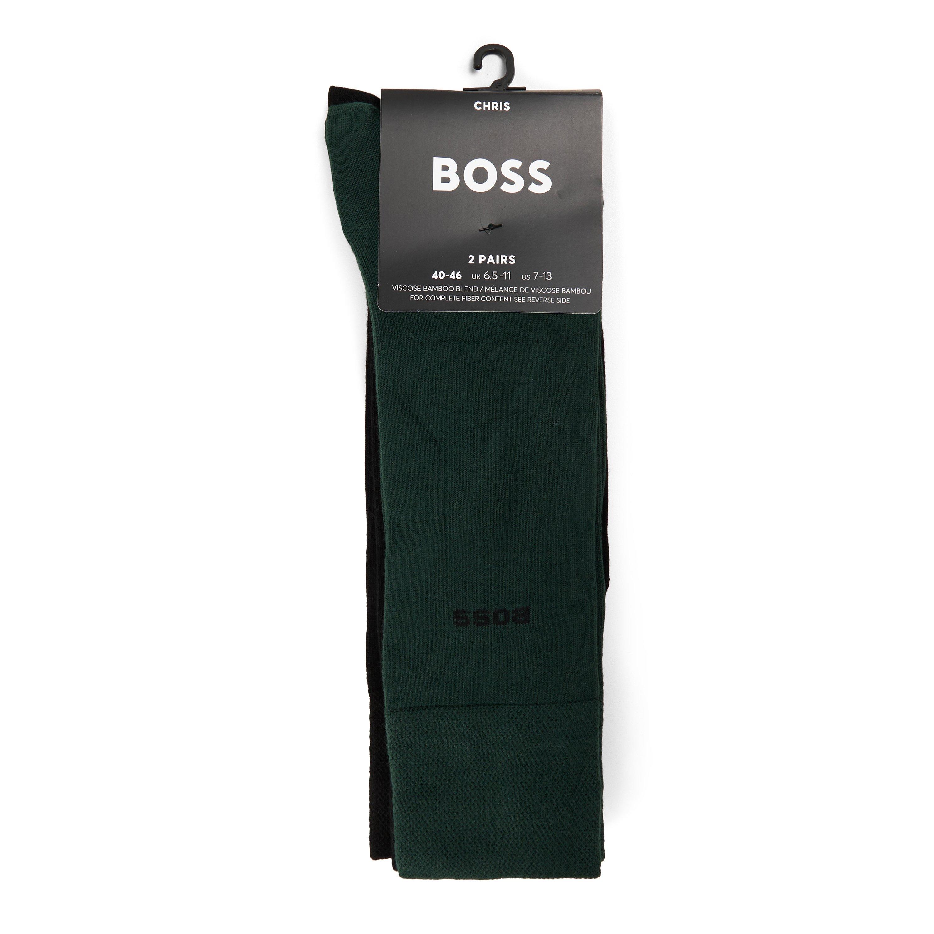 Open Green 399 - Boss - BW Bamboo Sock 2pk Sn64 - 2