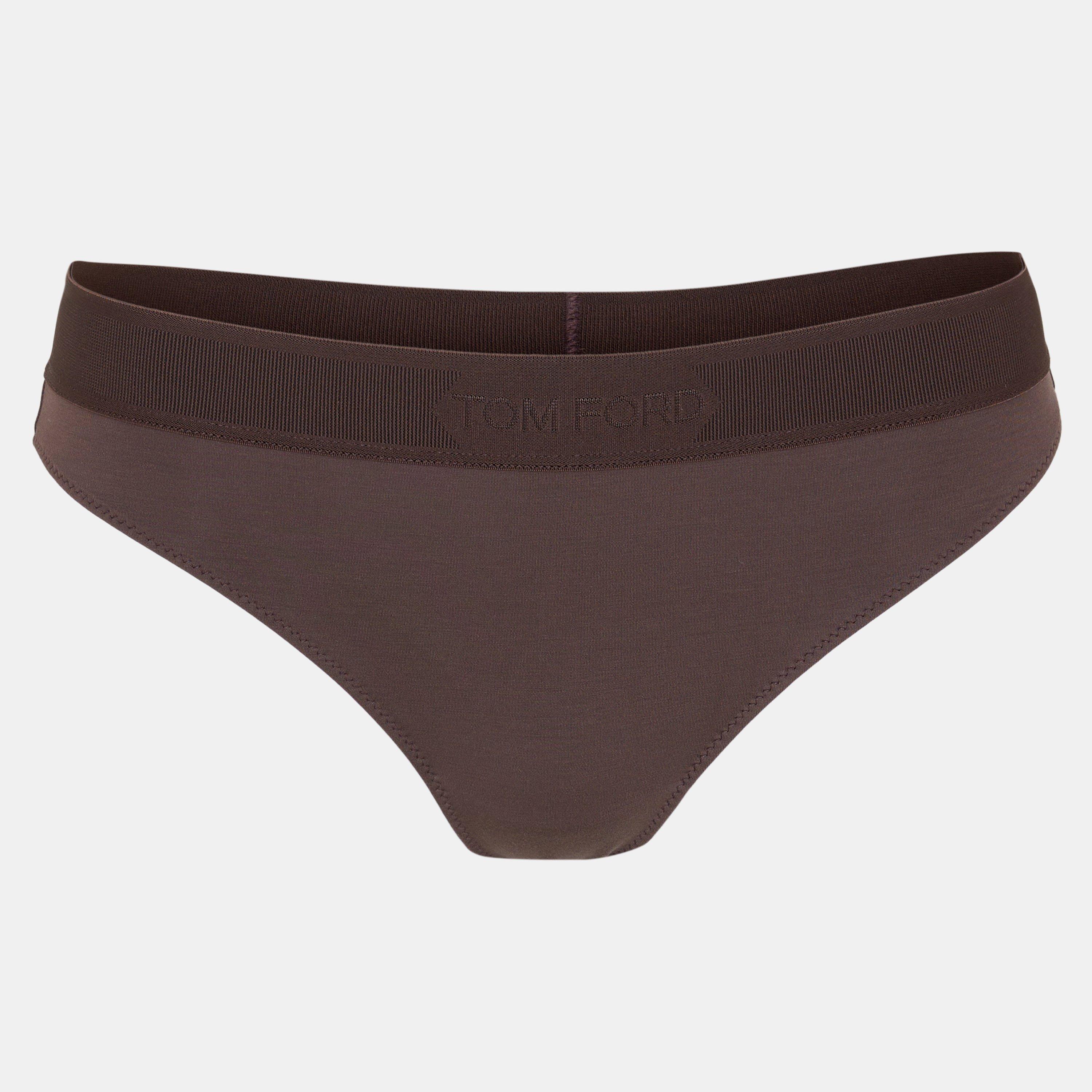 Chocolate - Tom Ford - Women's Modal Signature Thong - 2