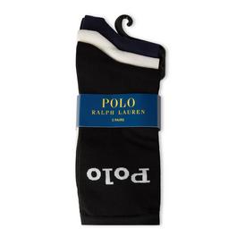 Polo Ralph Lauren Logo 3-Pack Socks