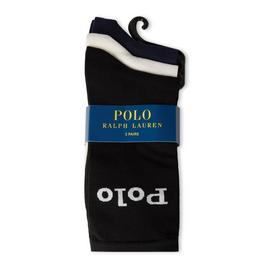 Polo Ralph Lauren Logo 3 Pack Socks