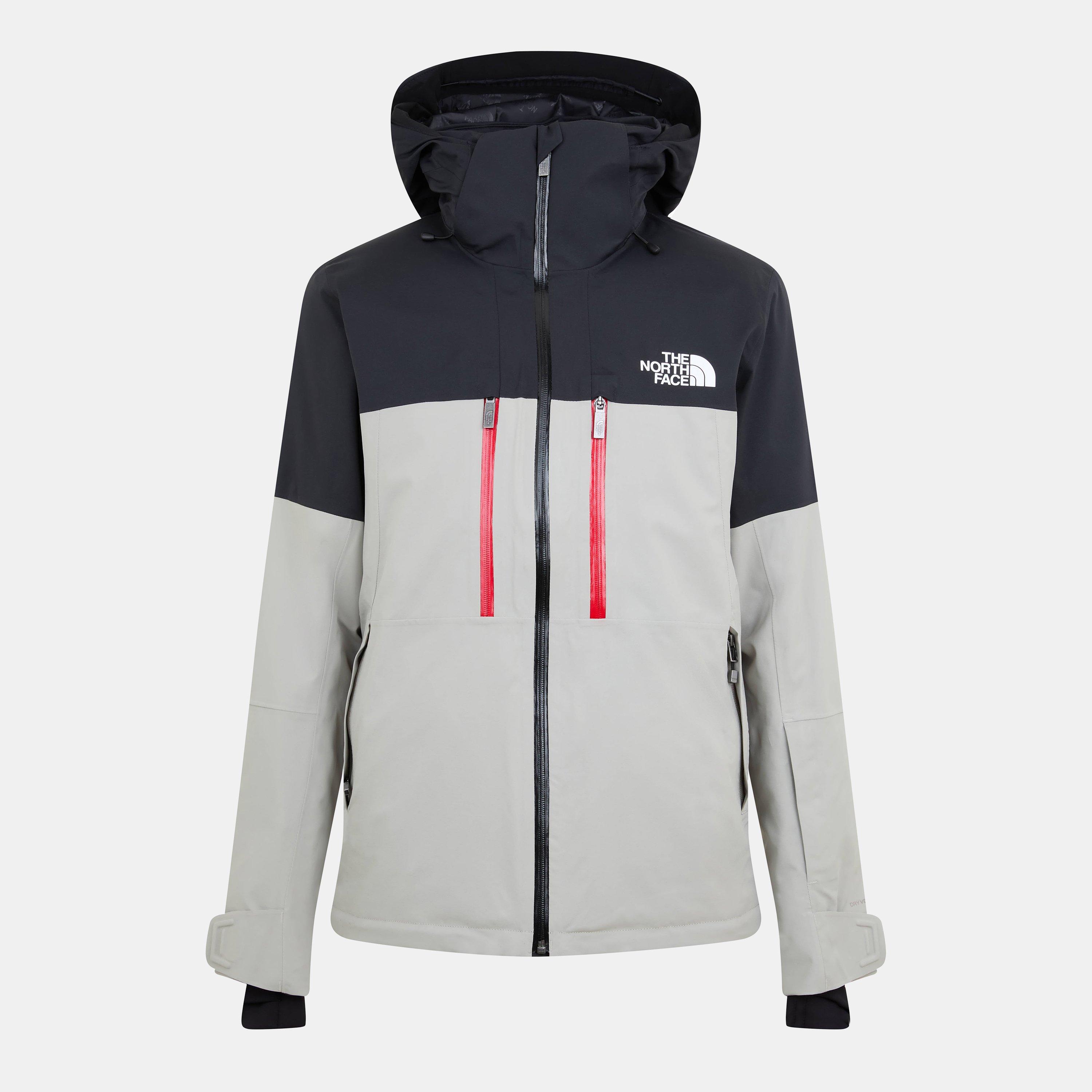 Cinza Argila/Preto - The North Face - M Chakal Jacket Clay Grey/Tnf Black Ski Mens - 1