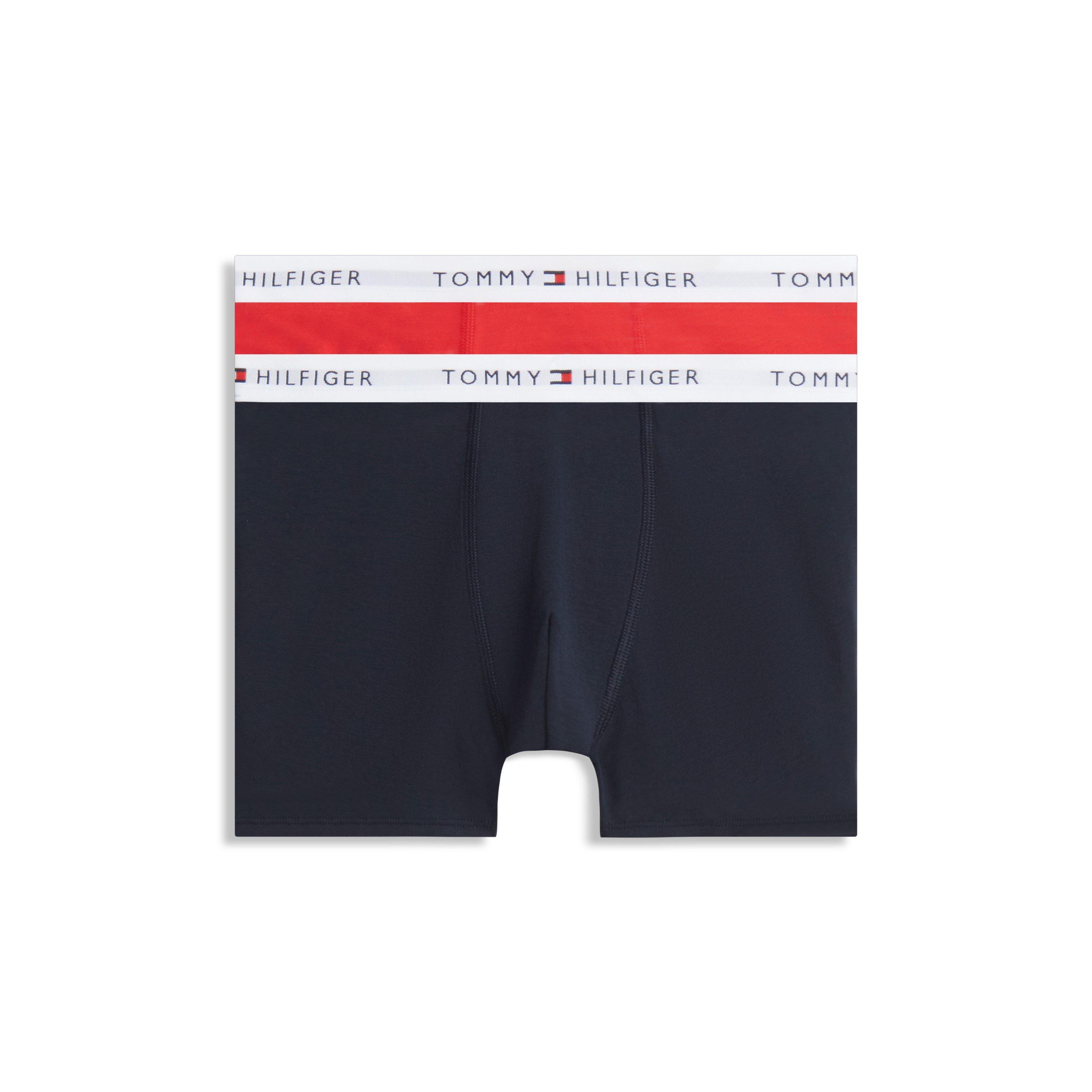 Tommy Hilfiger Boys Tommy 2Pk Boxers Jn64 - Navy/Red 0Vf - 8-10Y