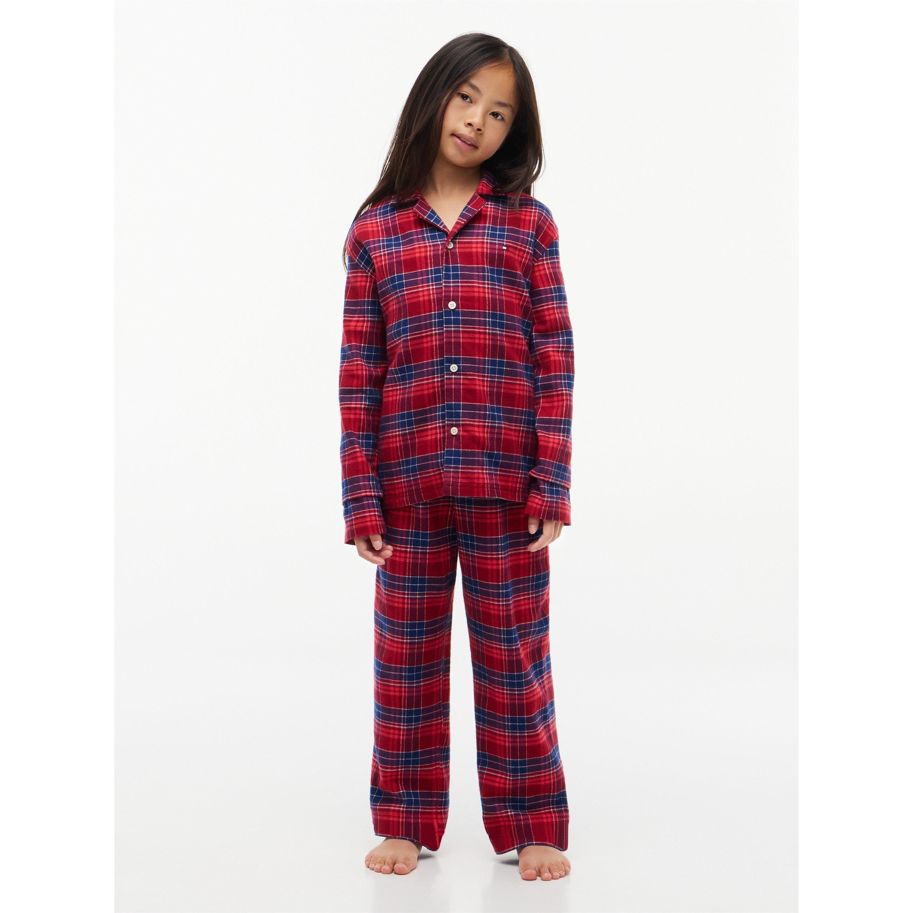 Red Stripe 0QJ - Tommy Hilfiger - Tommy Check PJ Set Jn64 - 2