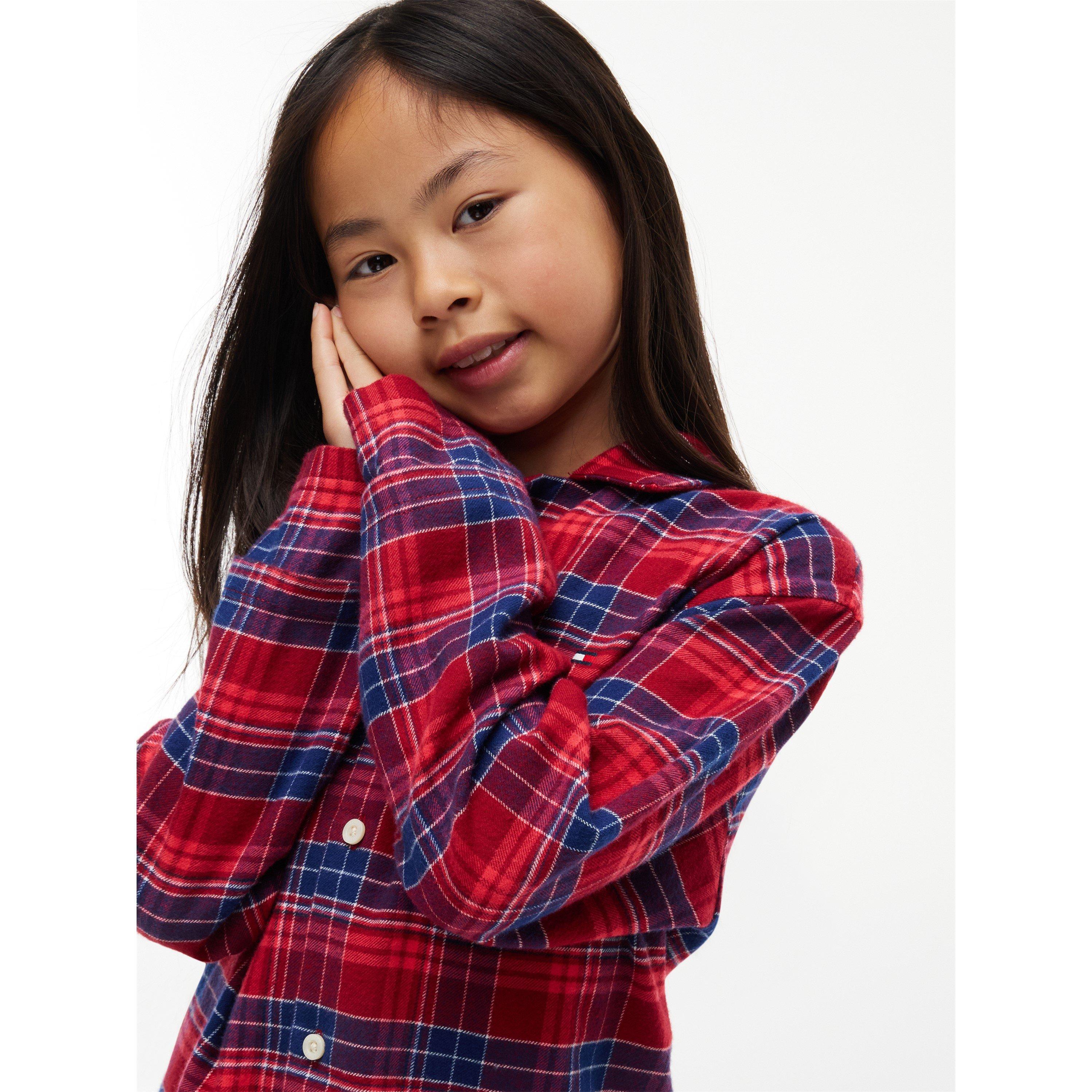 Red Stripe 0QJ - Tommy Hilfiger - Tommy Check PJ Set Jn64 - 3