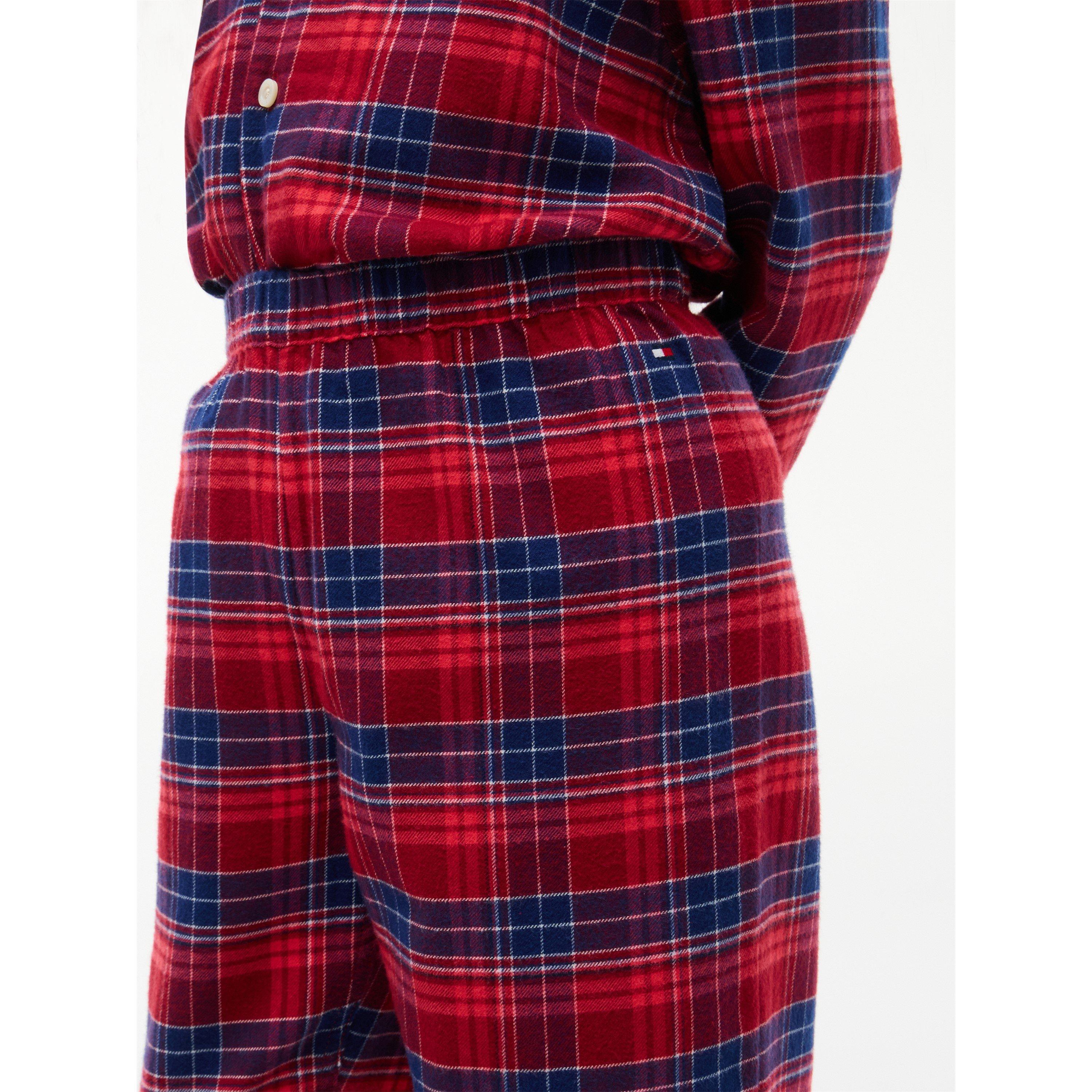 Red Stripe 0QJ - Tommy Hilfiger - Tommy Check PJ Set Jn64 - 4