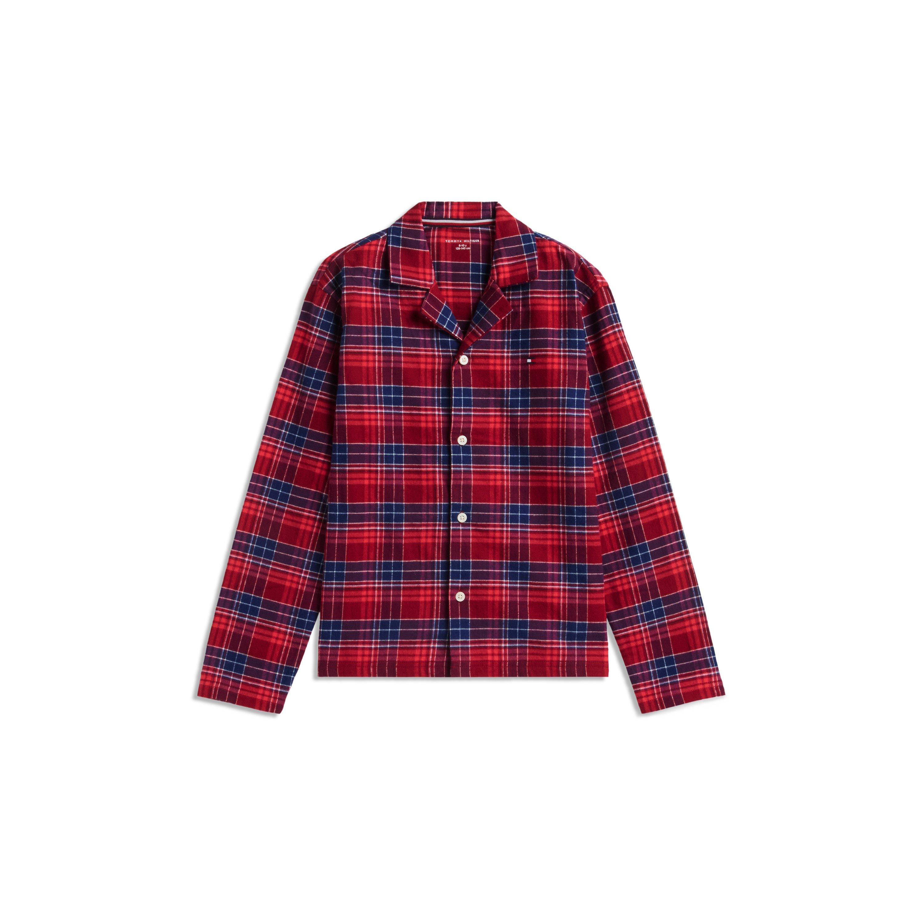 Red Stripe 0QJ - Tommy Hilfiger - Tommy Check PJ Set Jn64 - 5