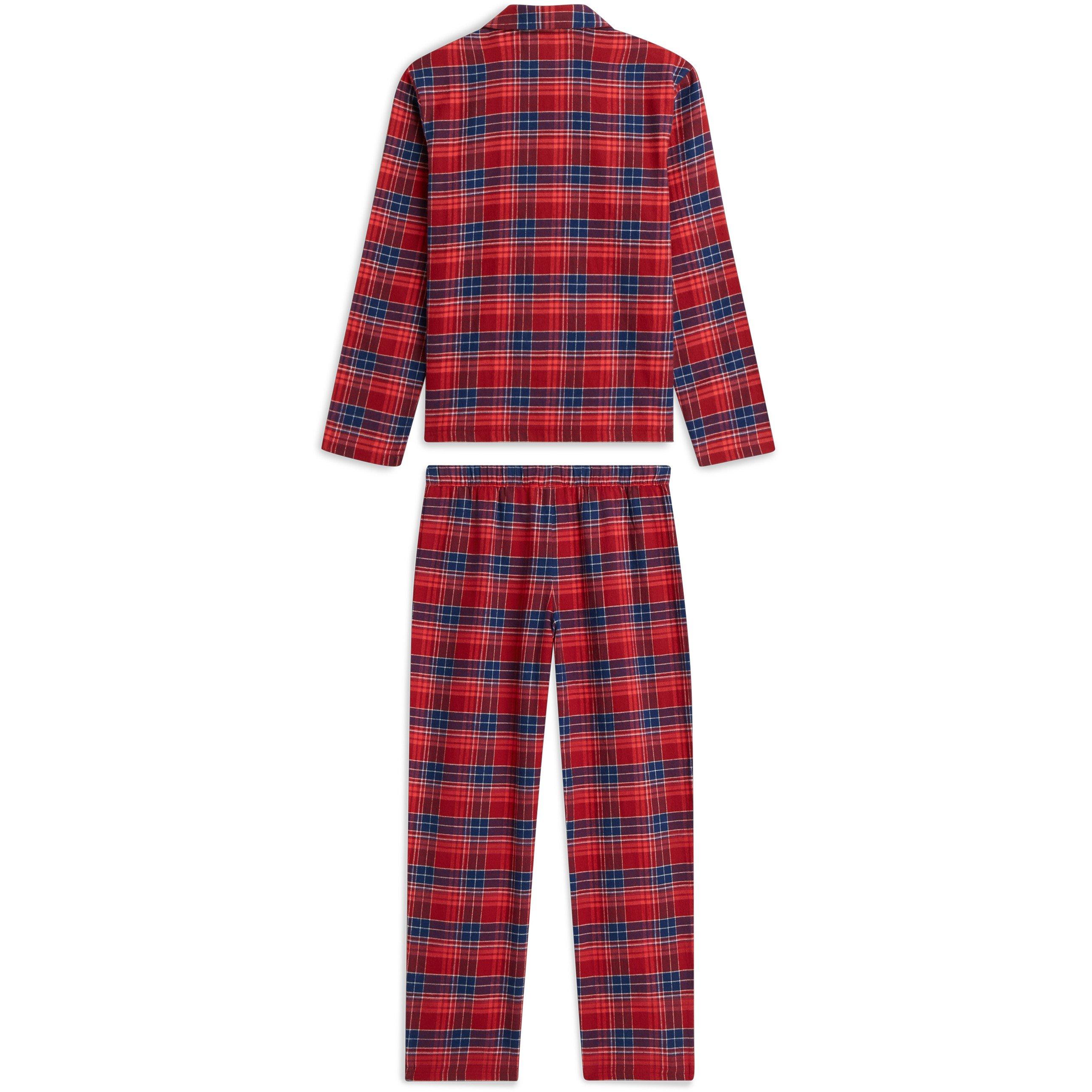 Red Stripe 0QJ - Tommy Hilfiger - Tommy Check PJ Set Jn64 - 7