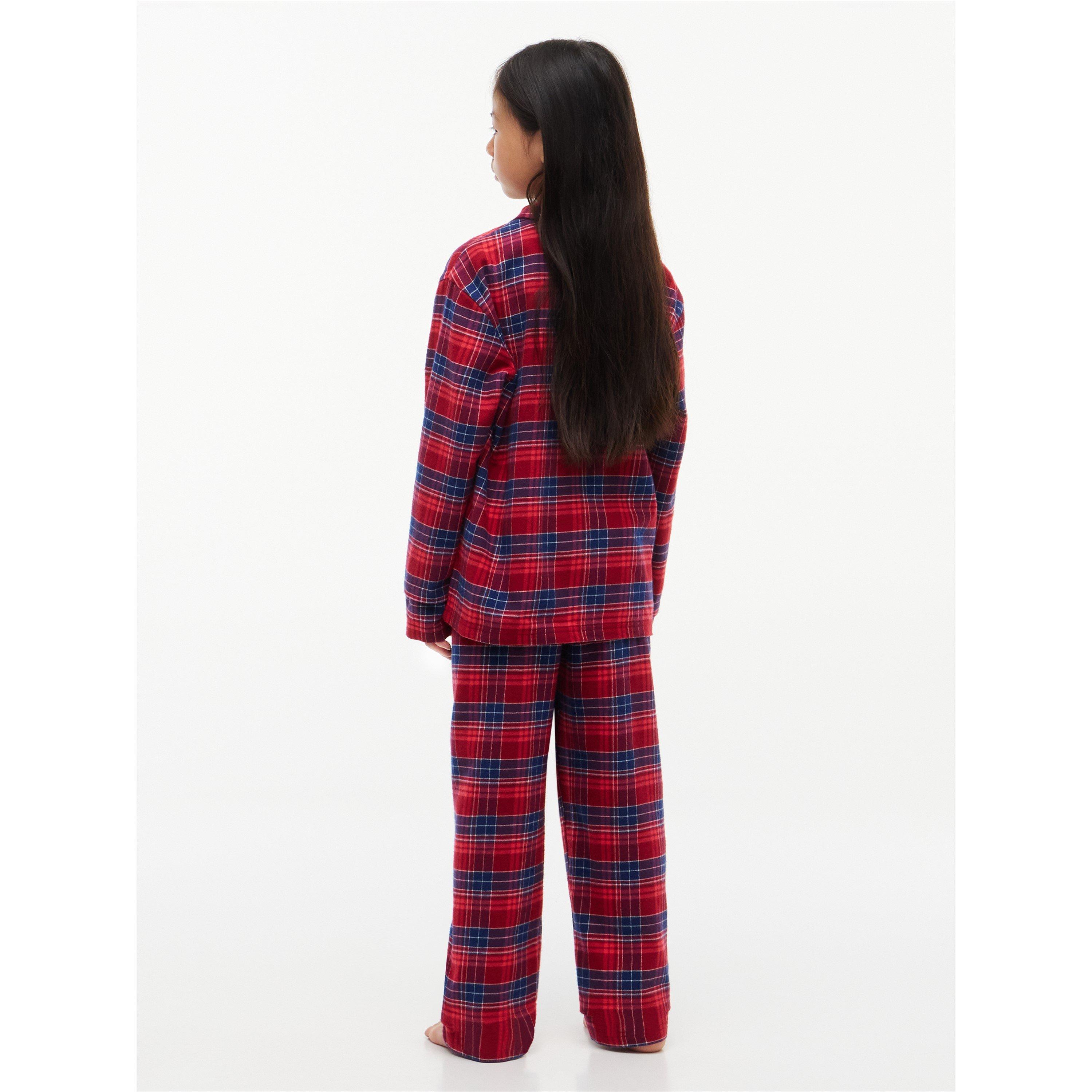 Red Stripe 0QJ - Tommy Hilfiger - Tommy Check PJ Set Jn64 - 8
