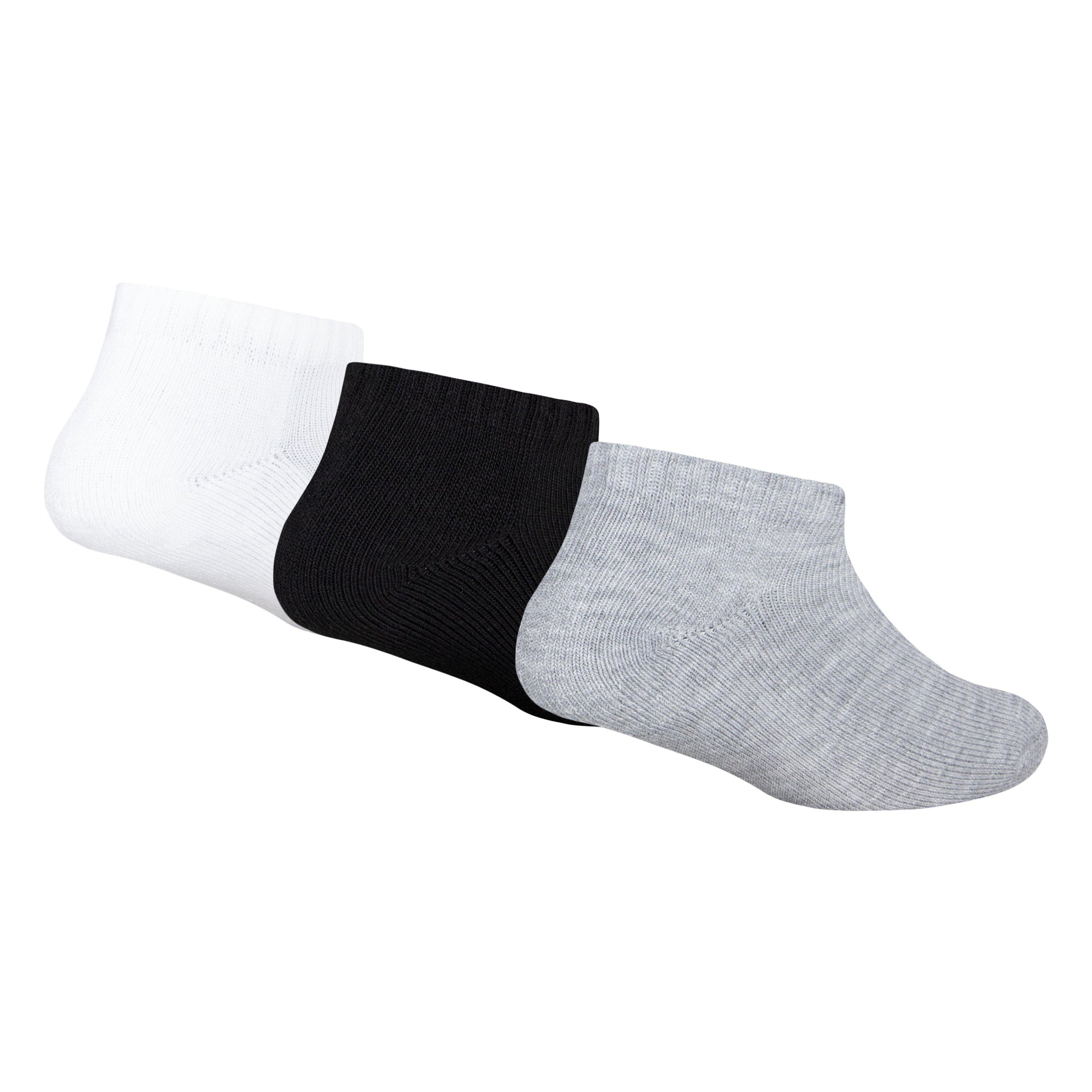 Whi/Gray Hea - Nike - 3 Pack No Show Trainer Socks - 2