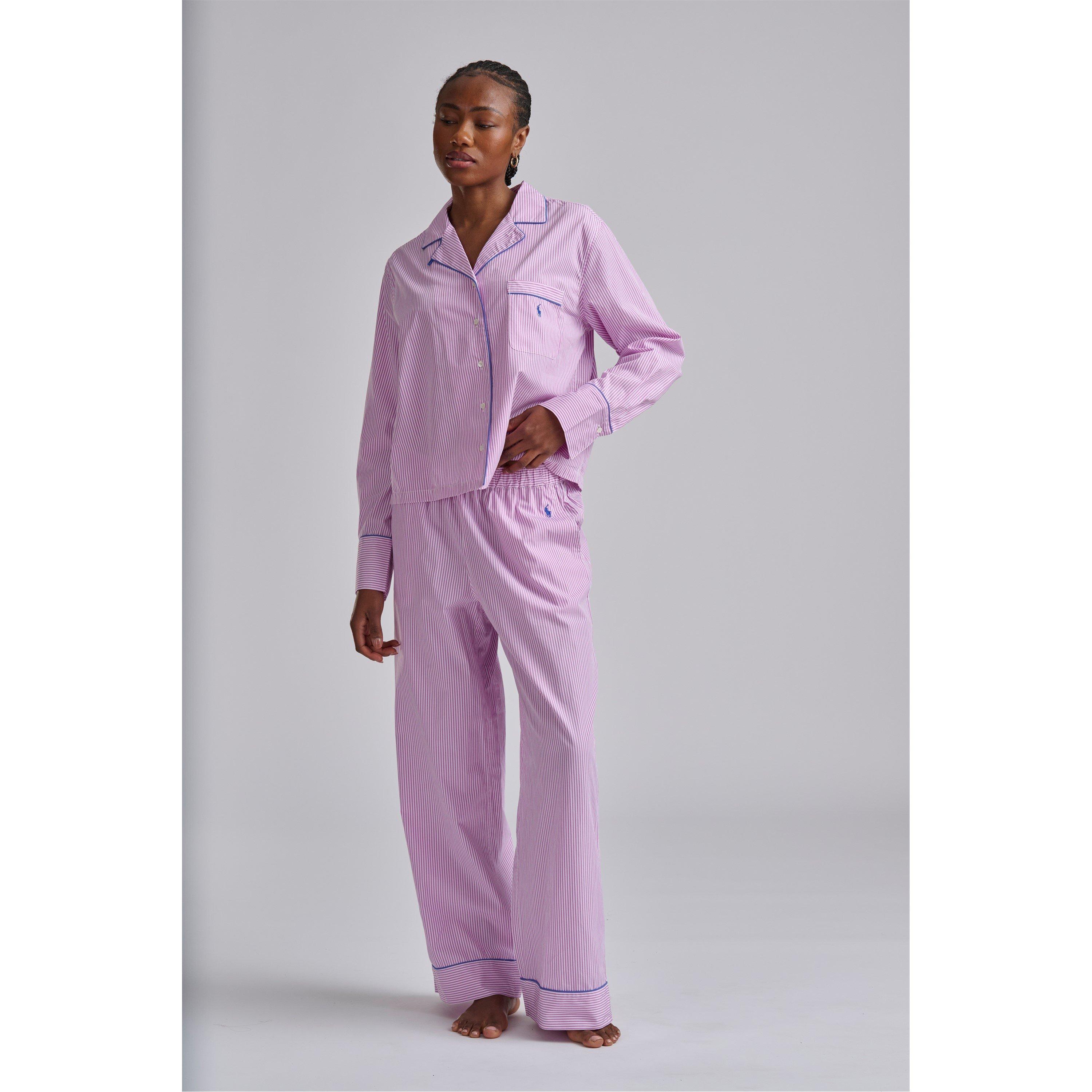White Cl V M - Polo Ralph Lauren - Women's Core 23 Long Sleeve Pyjama Set - 3