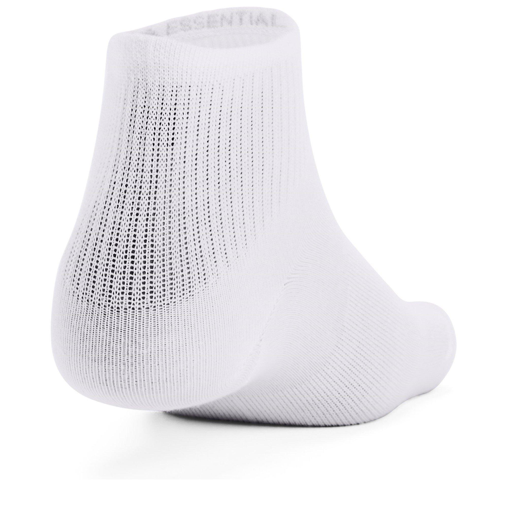 Wit - Under Armour - Kids' Essential Quarter Trainers Socks - 4