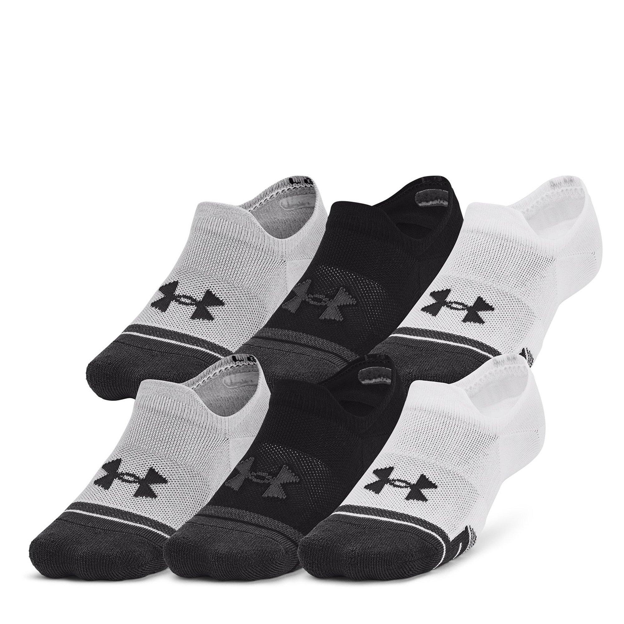 Grijs - Under Armour - Adults Performance Tech Trainers Sock - 1