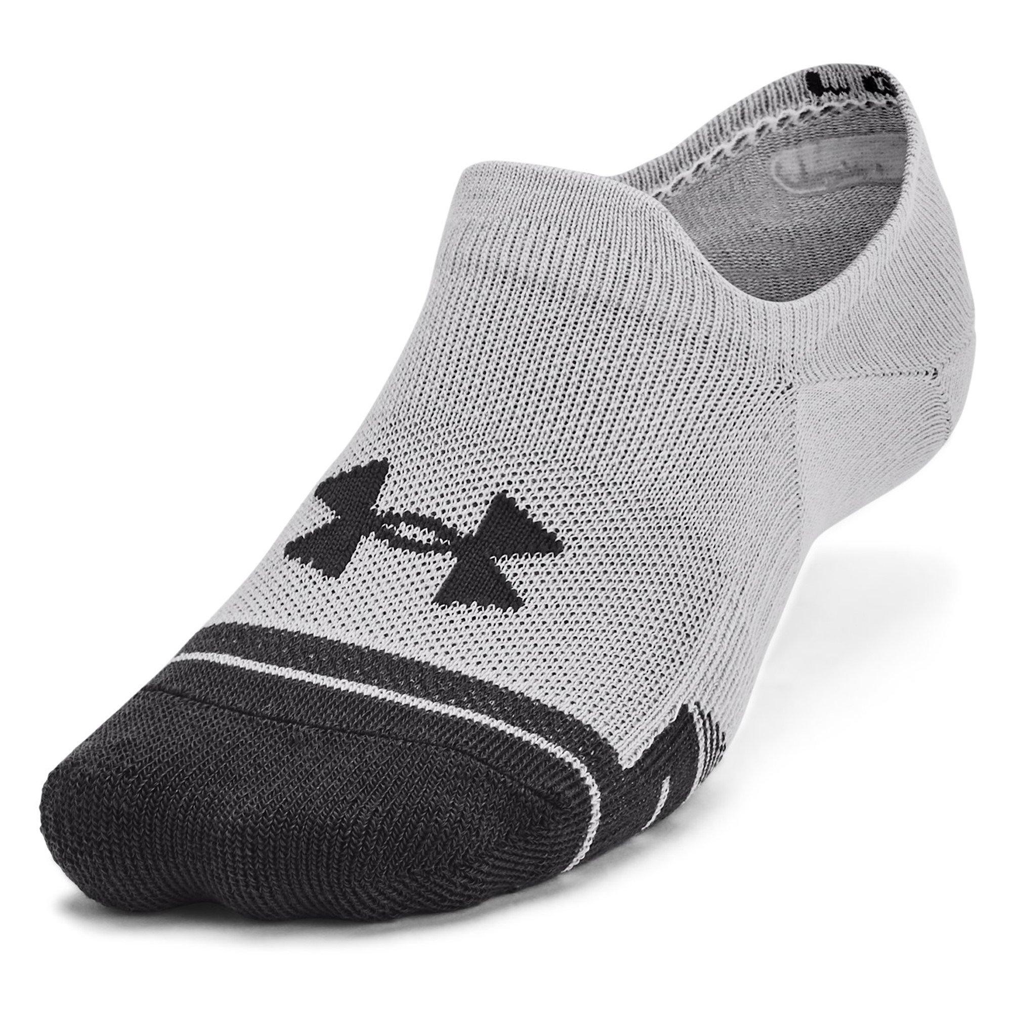 Grijs - Under Armour - Adults Performance Tech Trainers Sock - 2