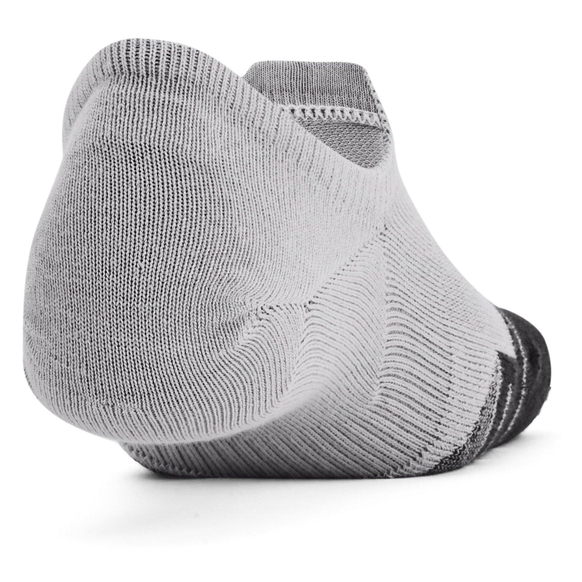 Grijs - Under Armour - Adults Performance Tech Trainers Sock - 3